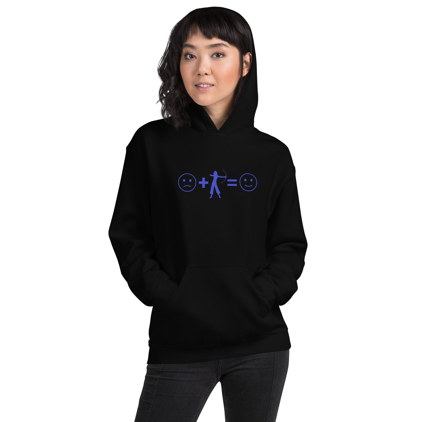 Archery Equals Happiness Unisex Hoodie