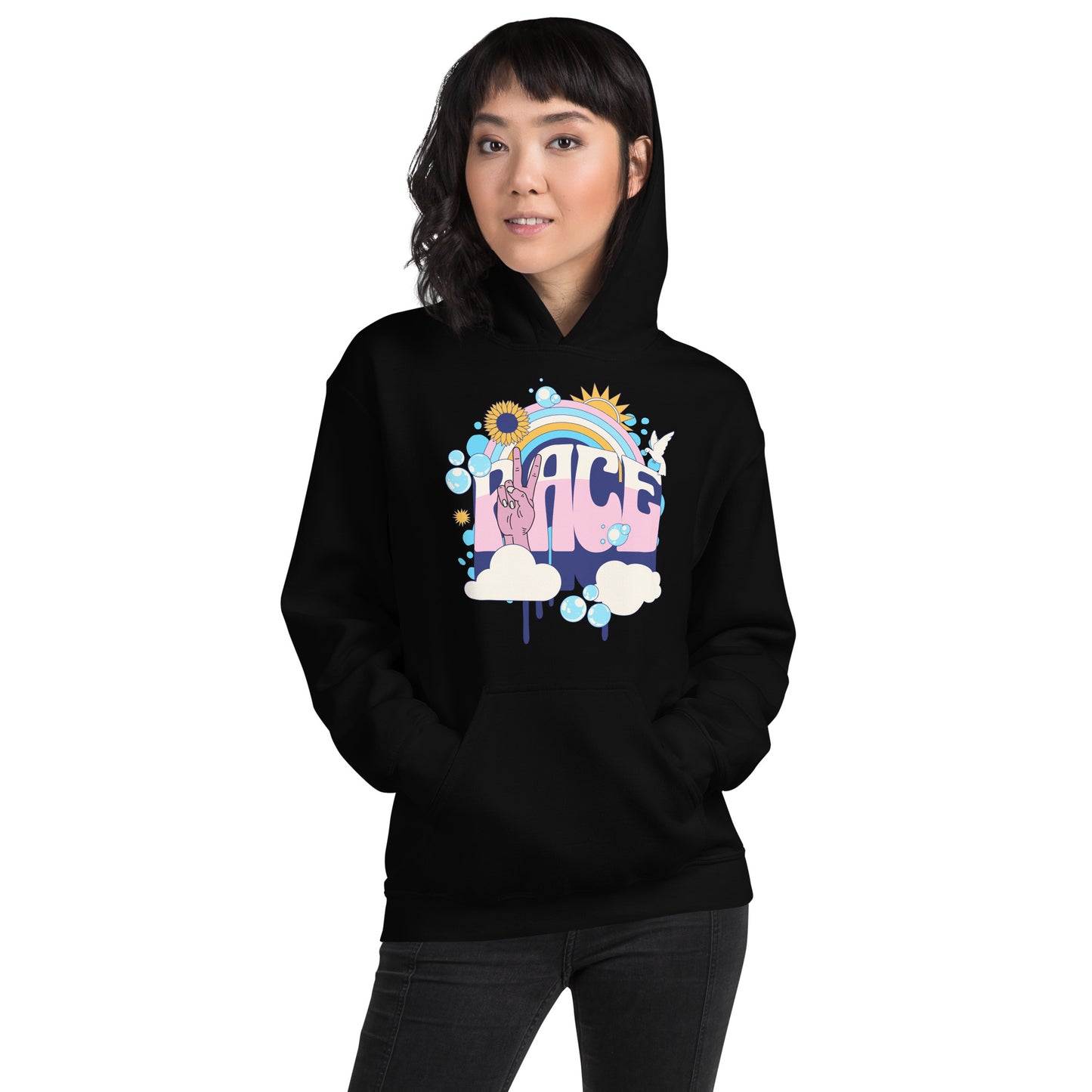 Peace Rainbow Unisex Hoodie