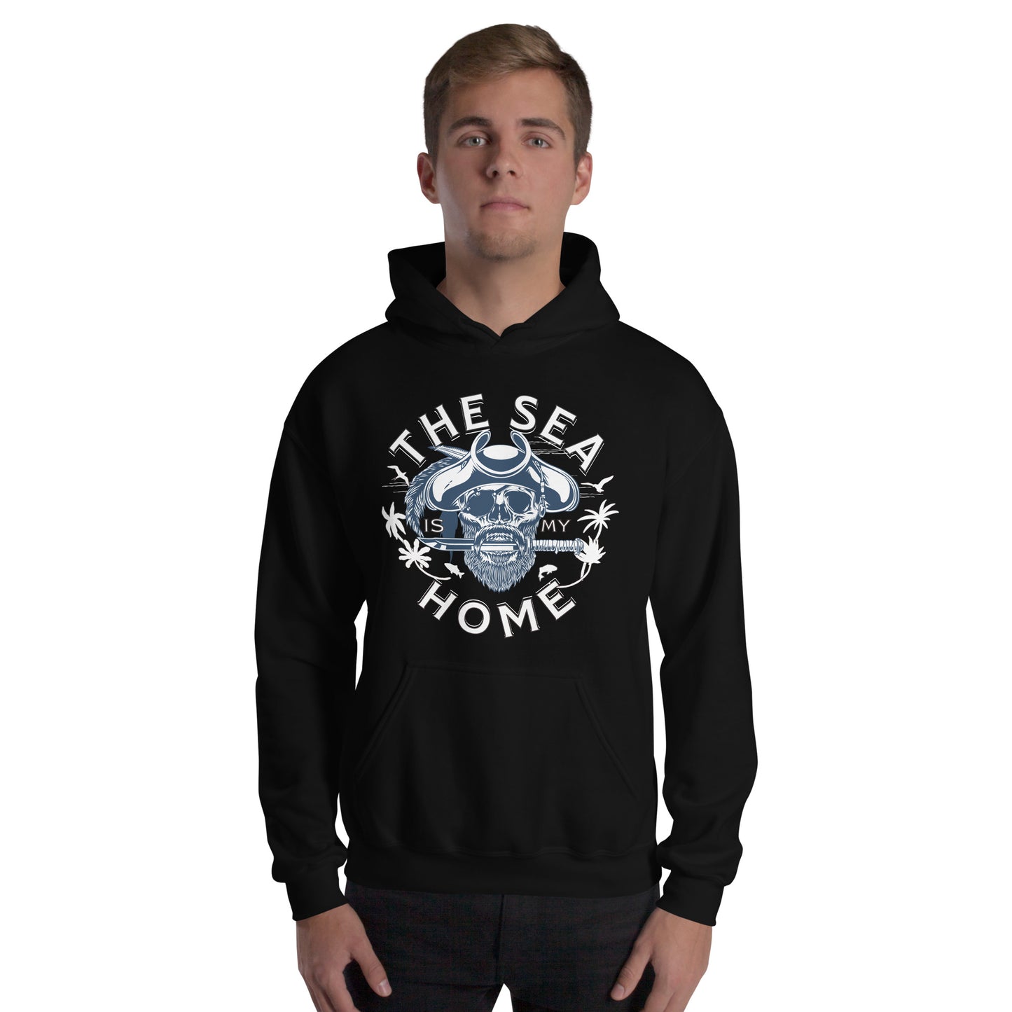 The Sea is My Home Pirate Unisex Hoodie