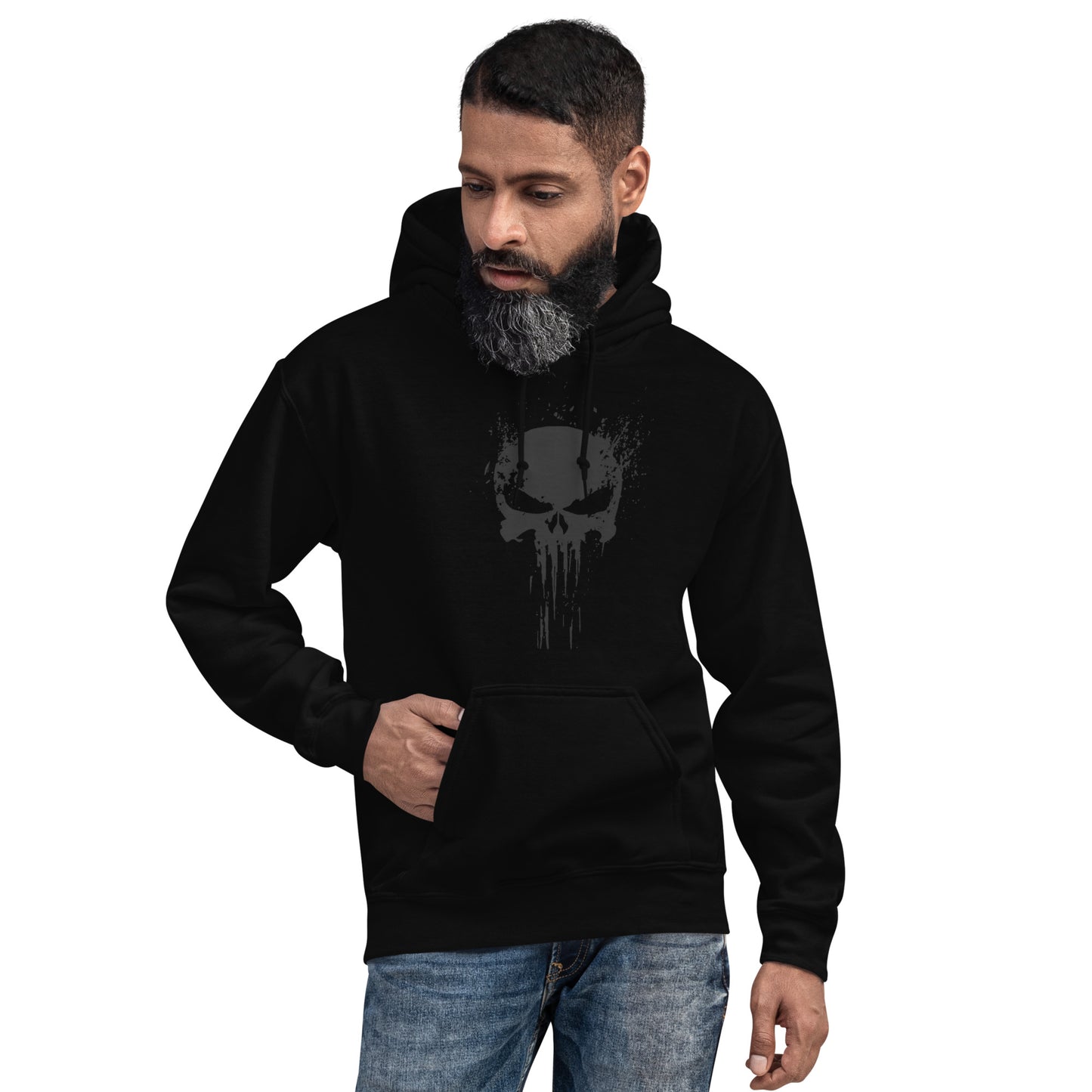 Punisher Paint Splatter Unisex Hoodie