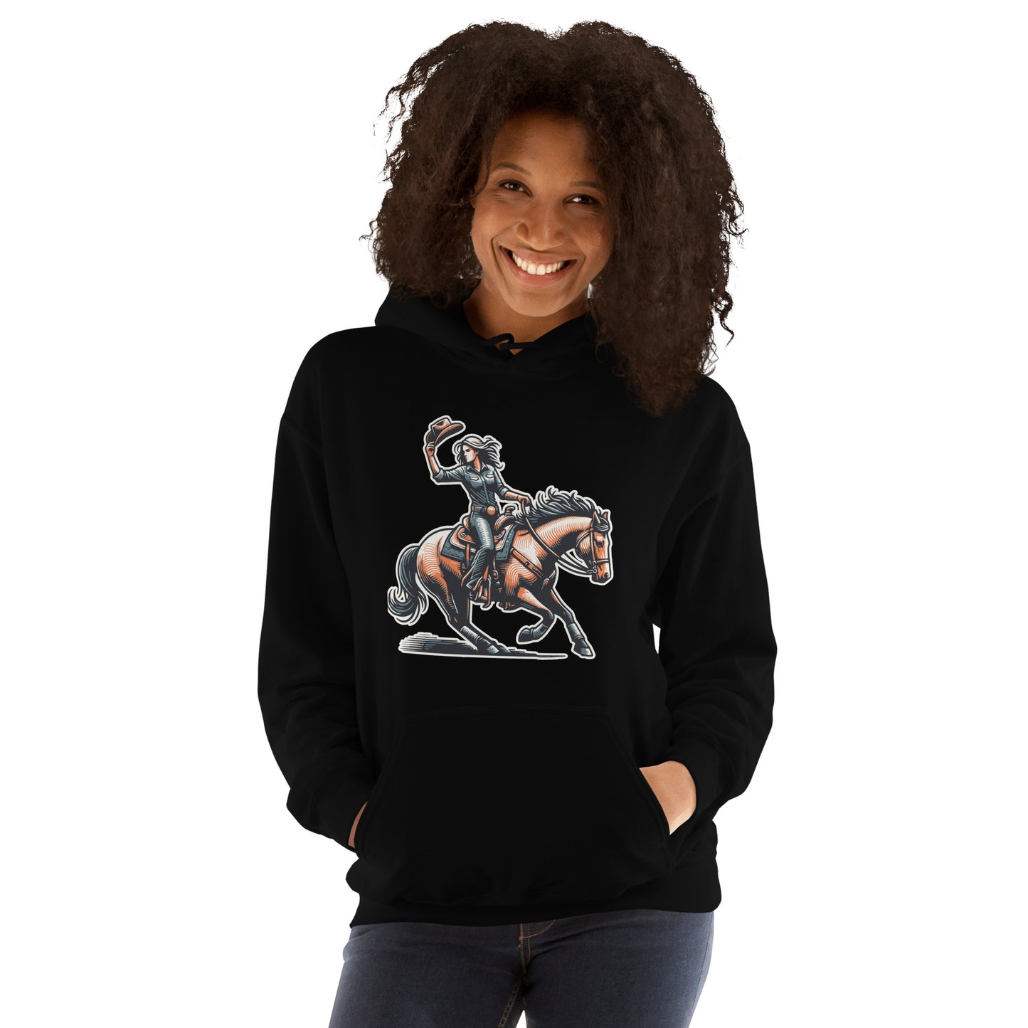 Cowgirl Yeehaw! Unisex Hoodie