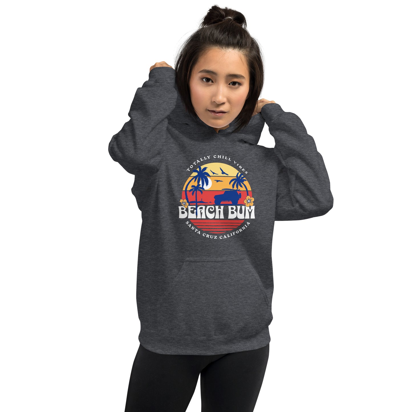 Beach Bum Santa Cruz Unisex Hoodie