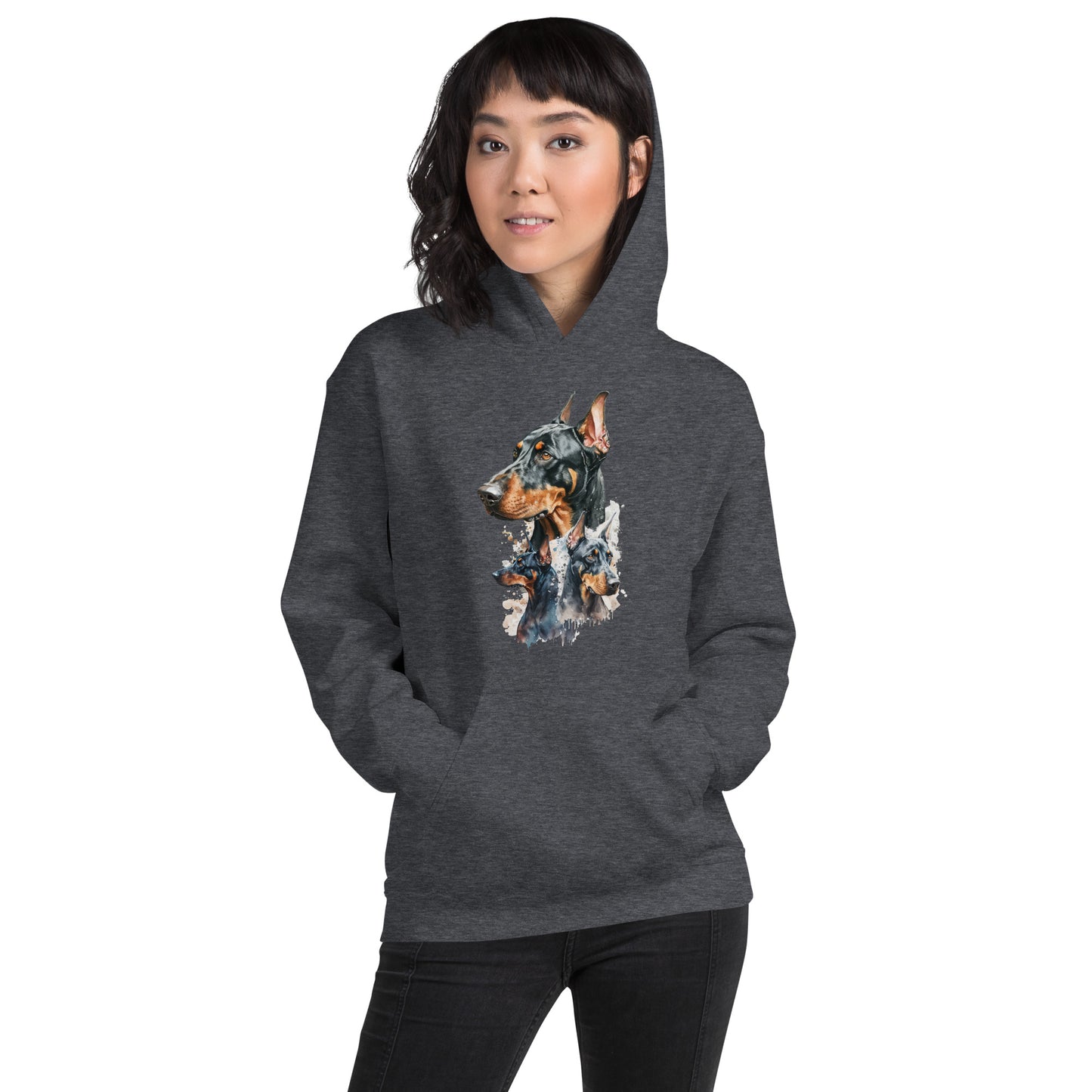 Doberman Pincers Unisex Hoodie