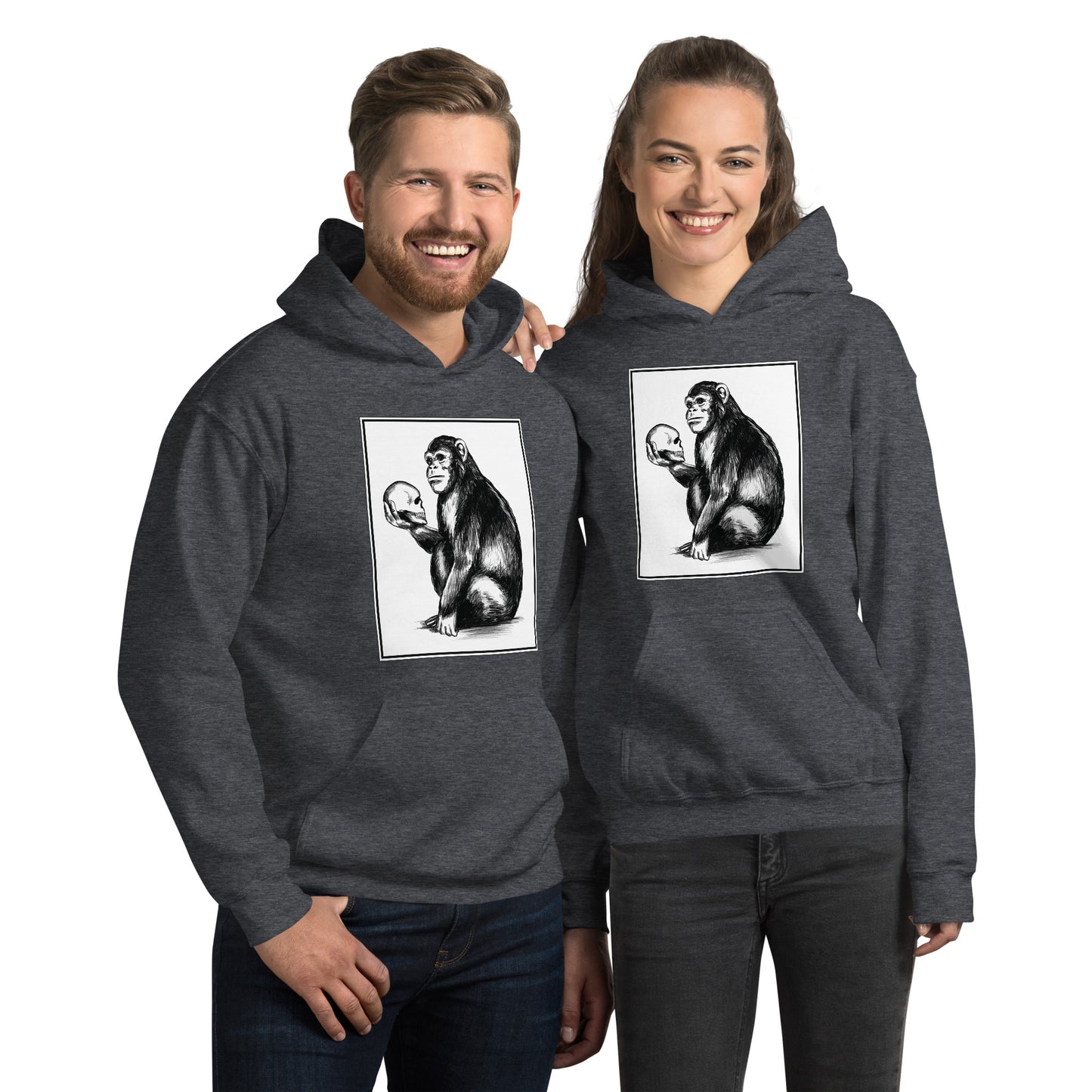 Chimp Thinker Unisex Hoodie