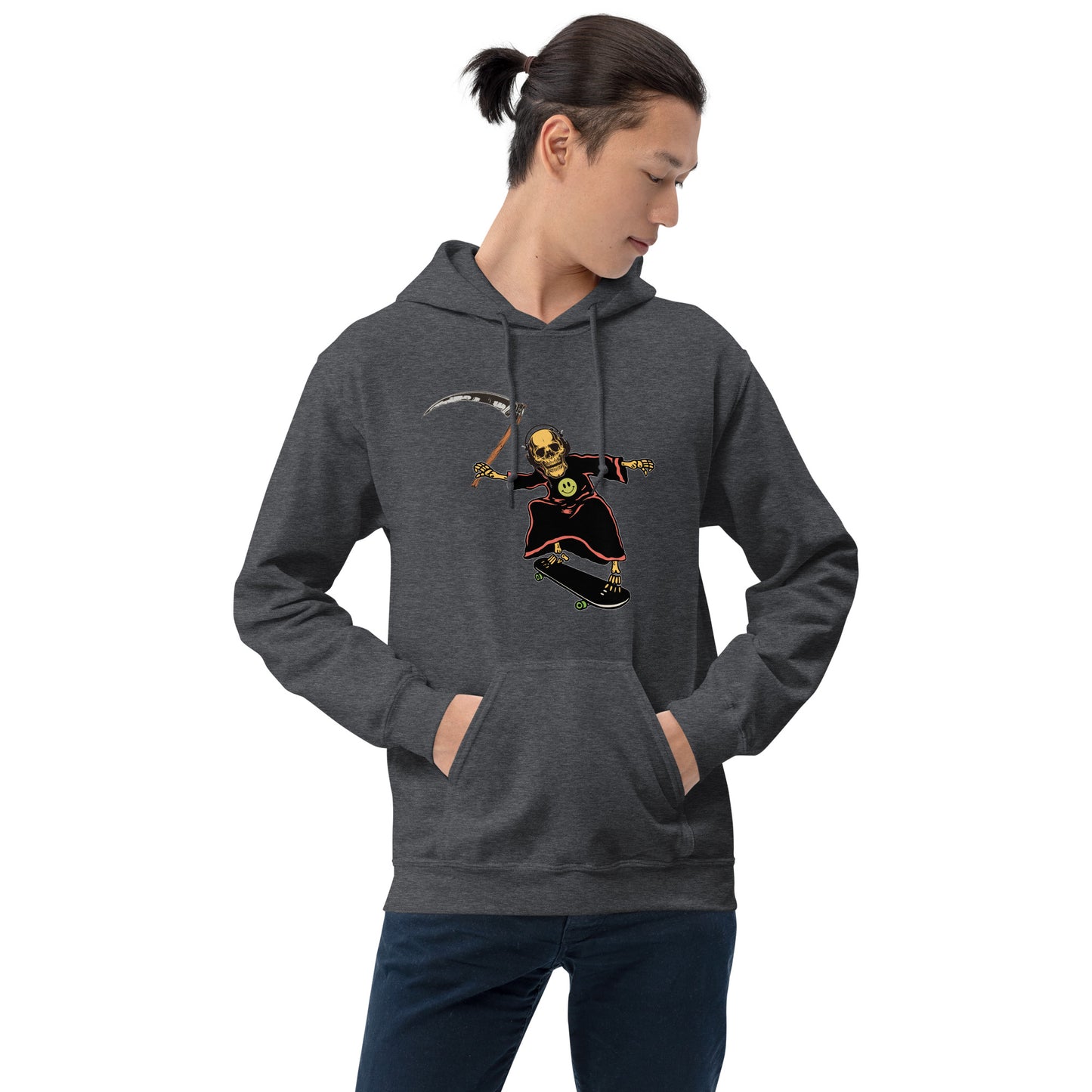 Skateboarding Reaper Unisex Hoodie