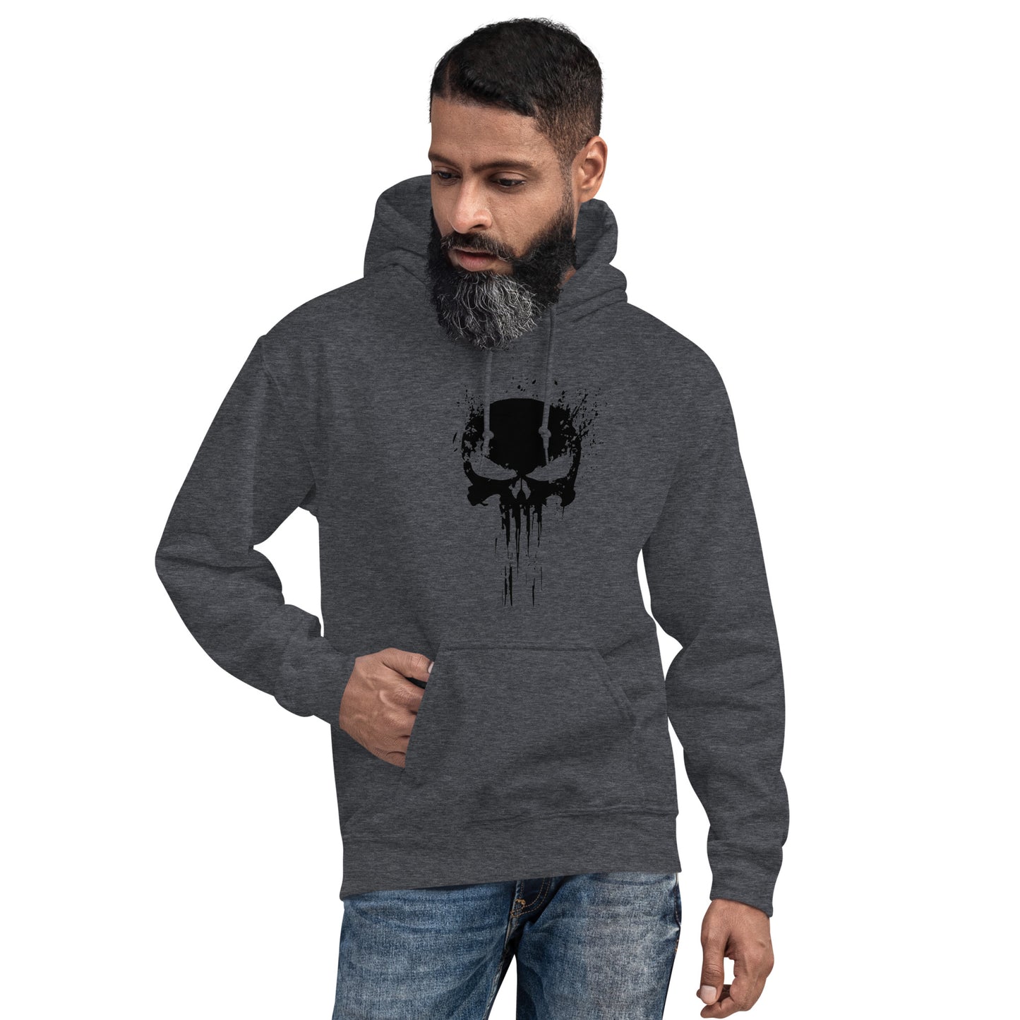 Punisher Paint Splatter Unisex Hoodie