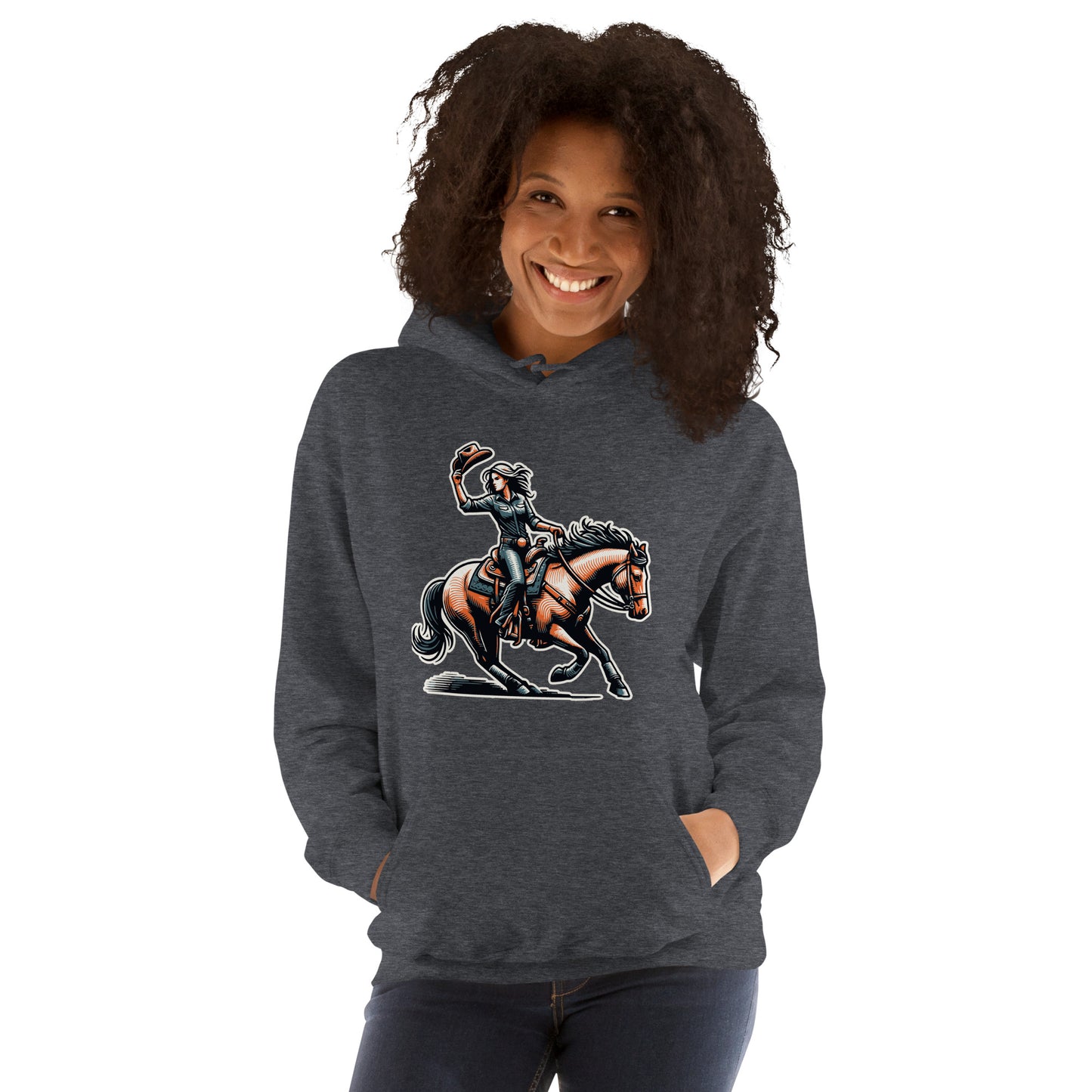 Cowgirl Yeehaw! Unisex Hoodie