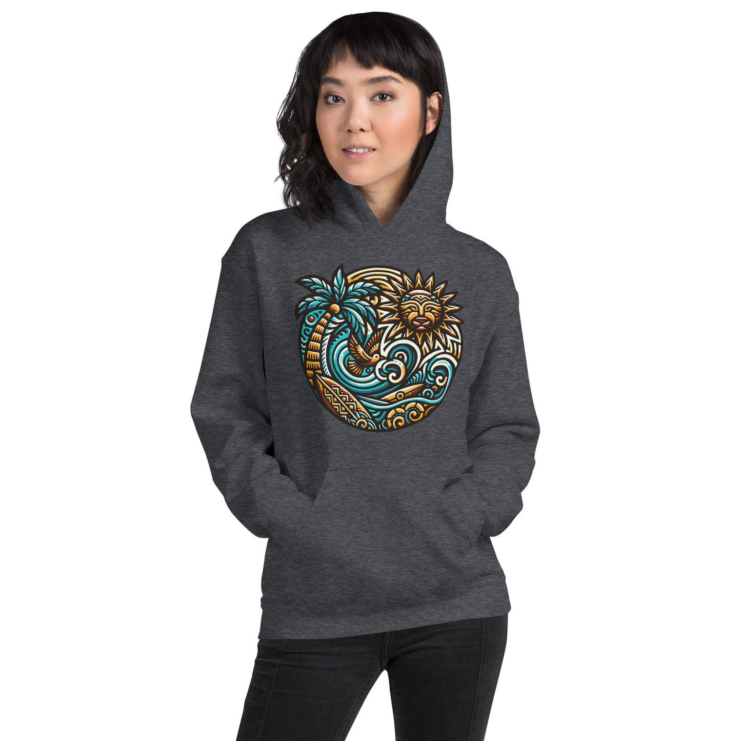 Tiki Beach Vibes Unisex Hoodie