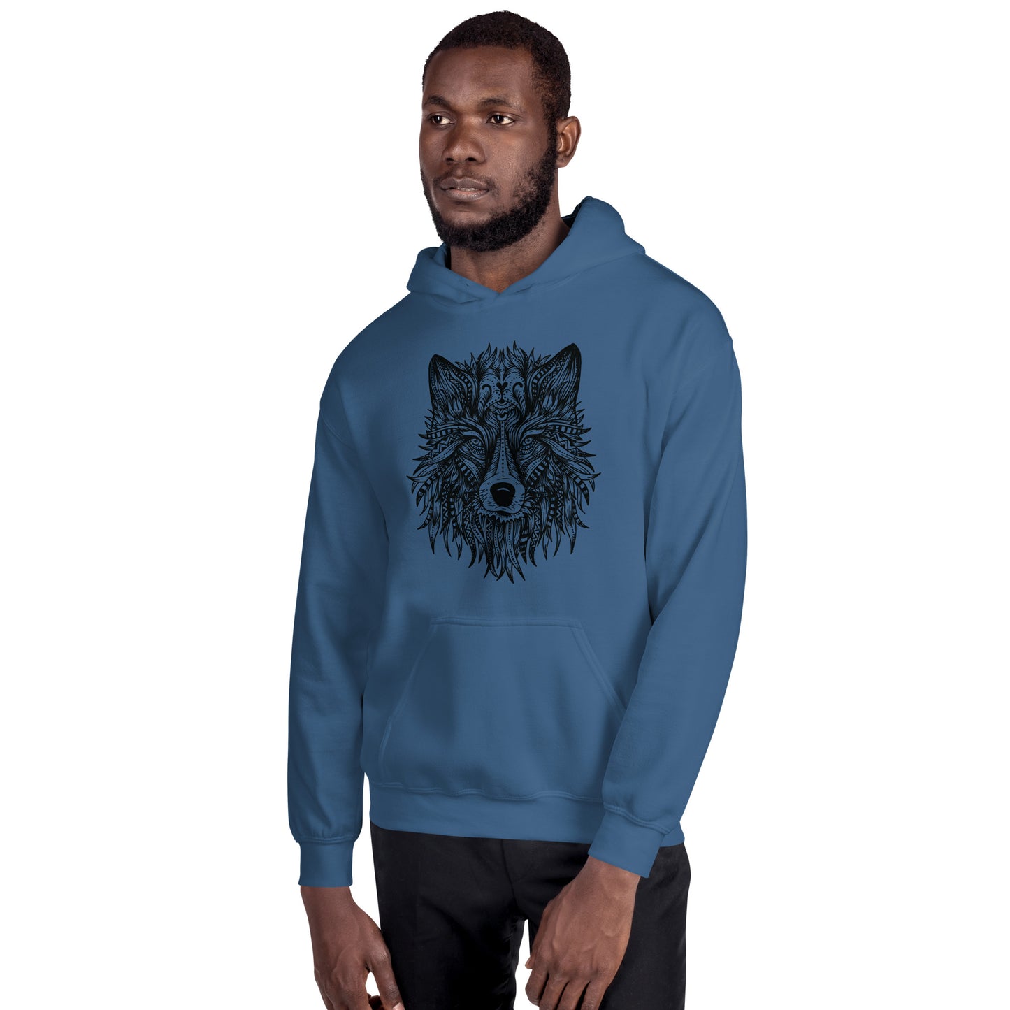 Wolf Mandala Unisex Hoodie