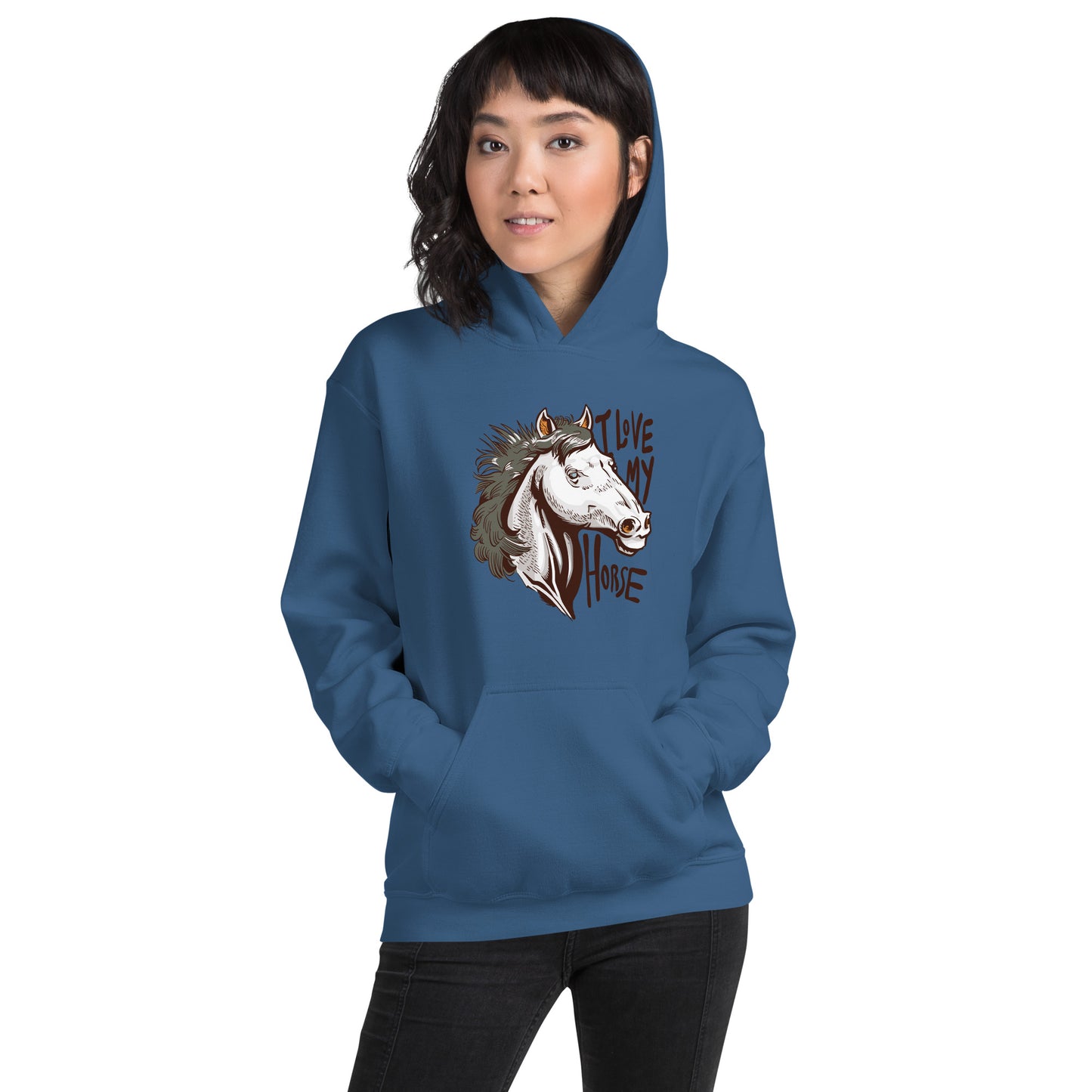 I Love My Horse Unisex Hoodie