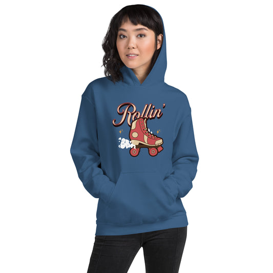 Roller Skate Rollin' Unisex Hoodie