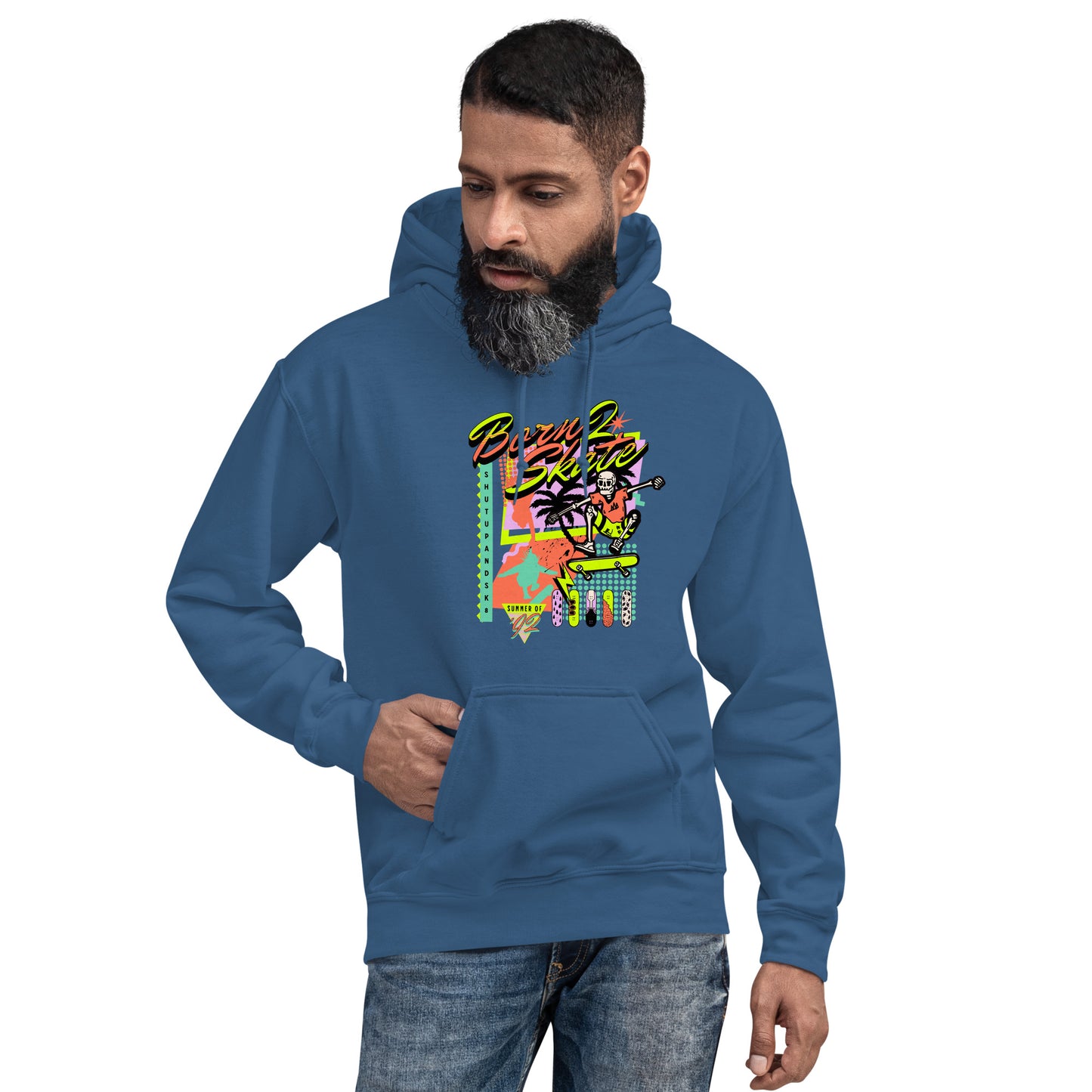 Born 2 Skate Unisex Hoodie