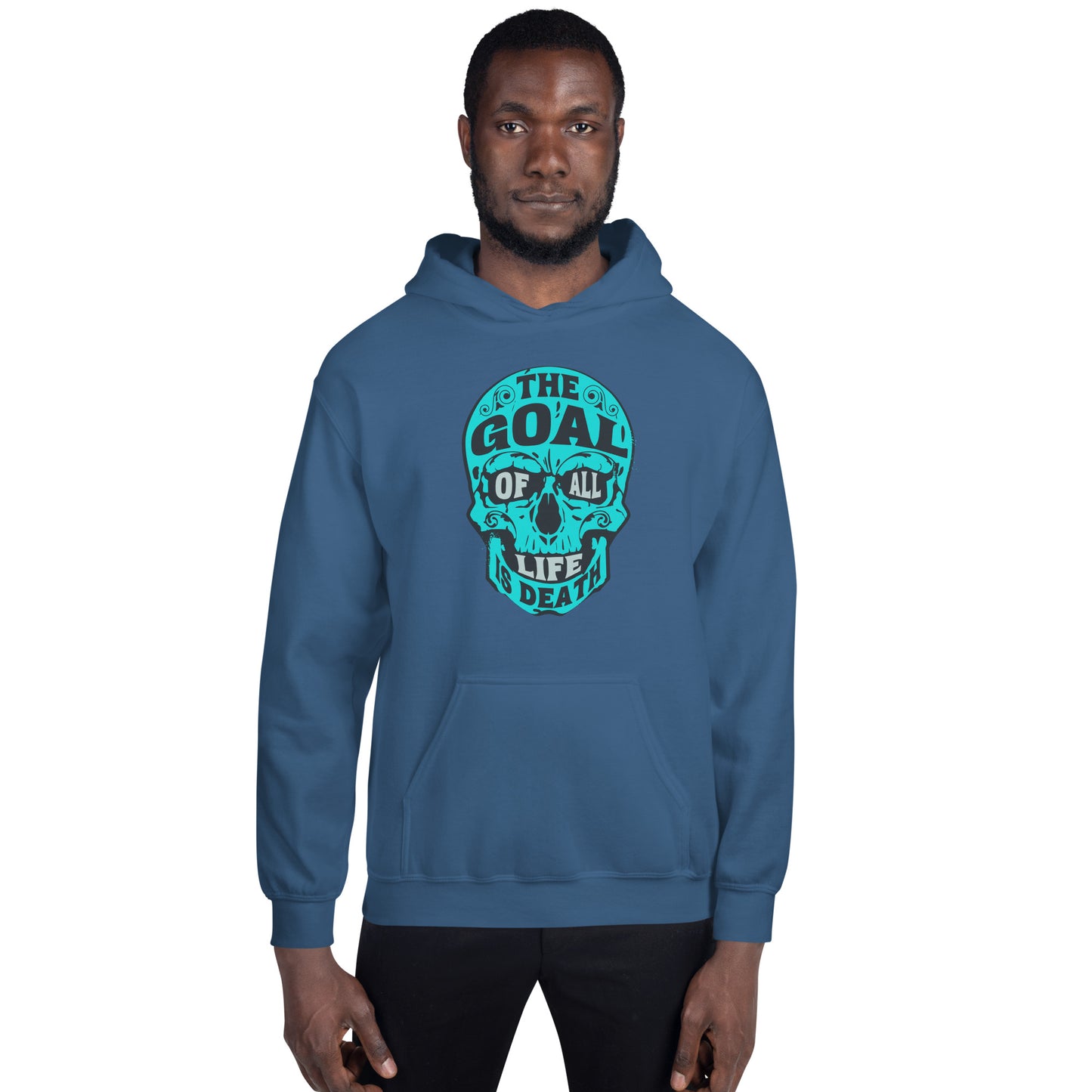 Skull of Death Azul Unisex Hoodie