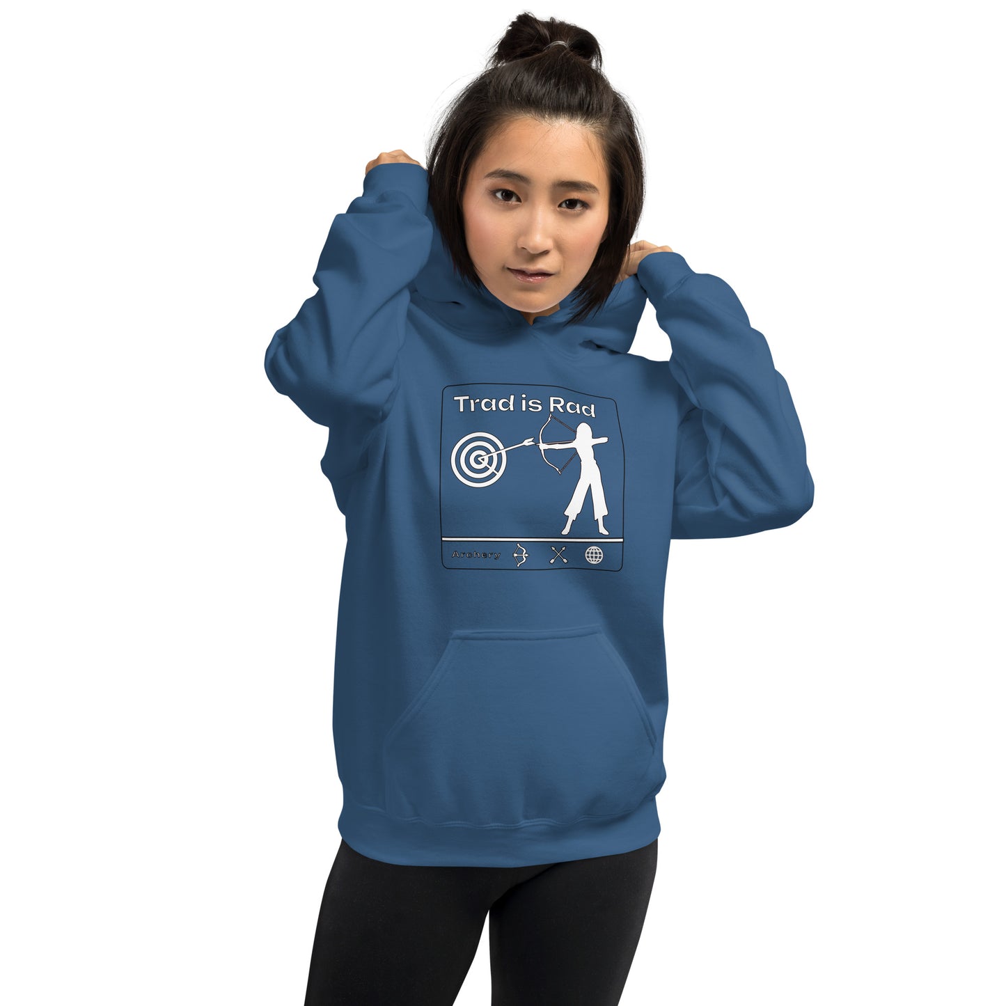 Trad is Rad Archery Unisex Hoodie