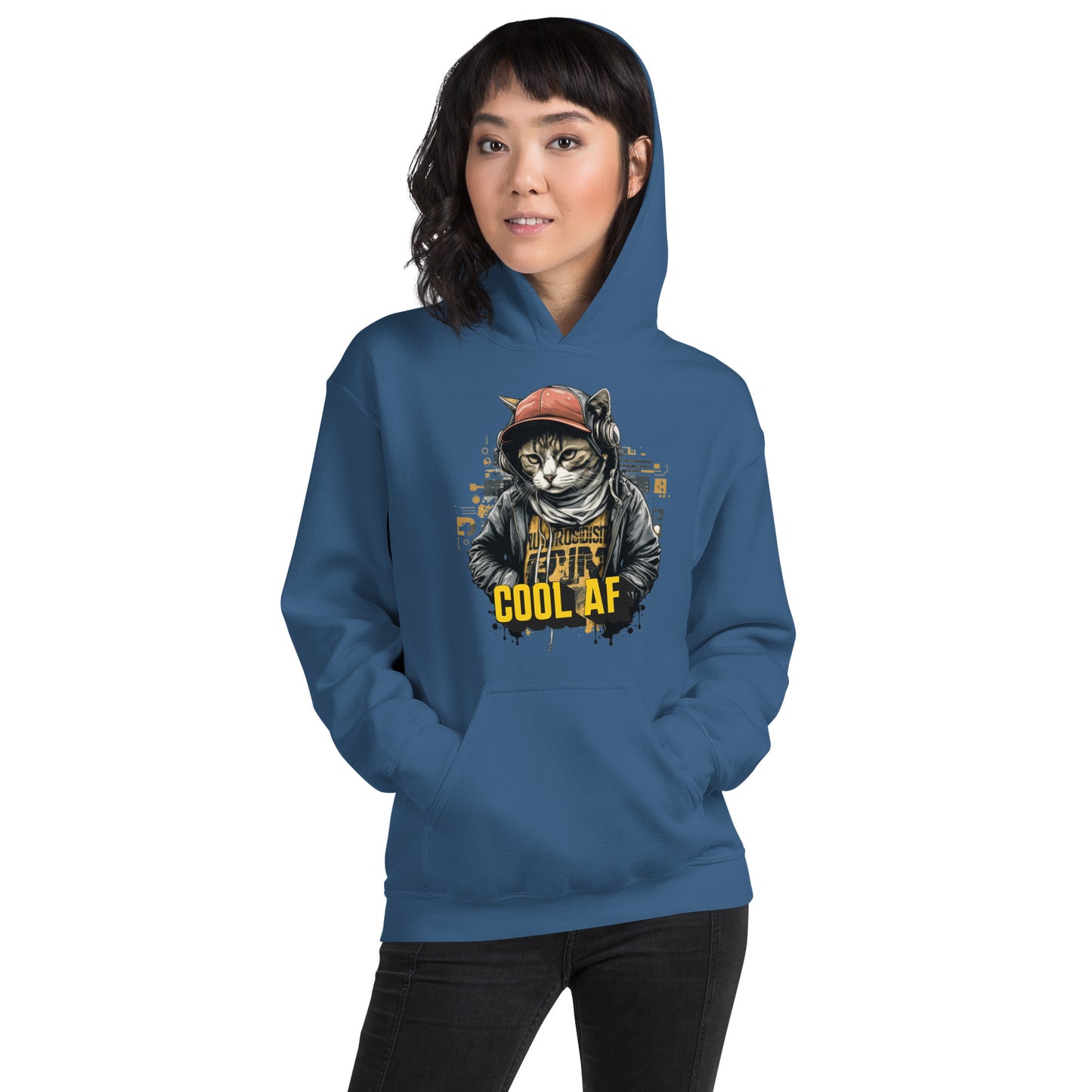 Cool AF Cat Unisex Hoodie