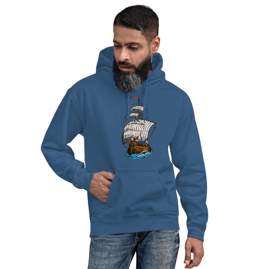 Ship & Dolphins Unisex Hoodie