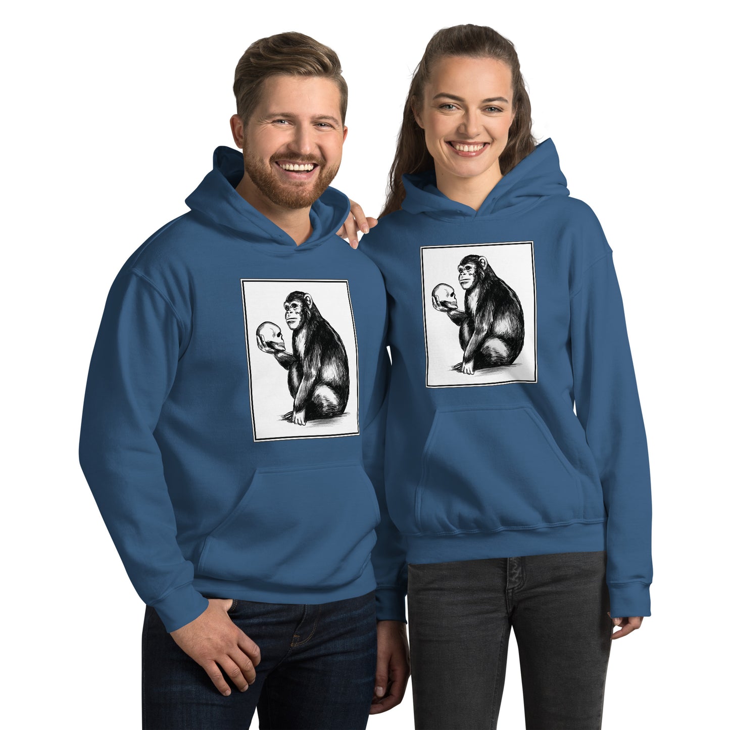 Chimp Thinker Unisex Hoodie