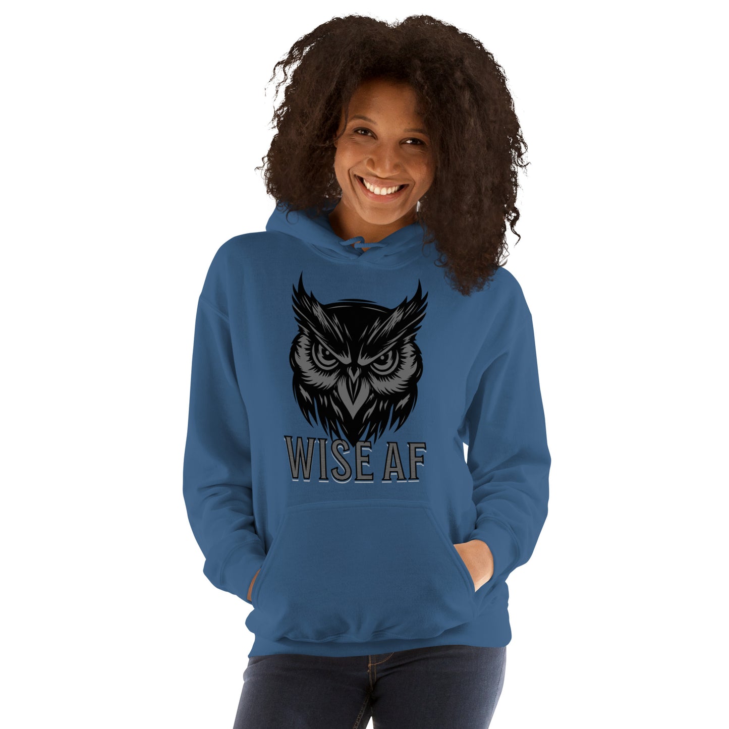 Wise AF Owl Unisex Hoodie