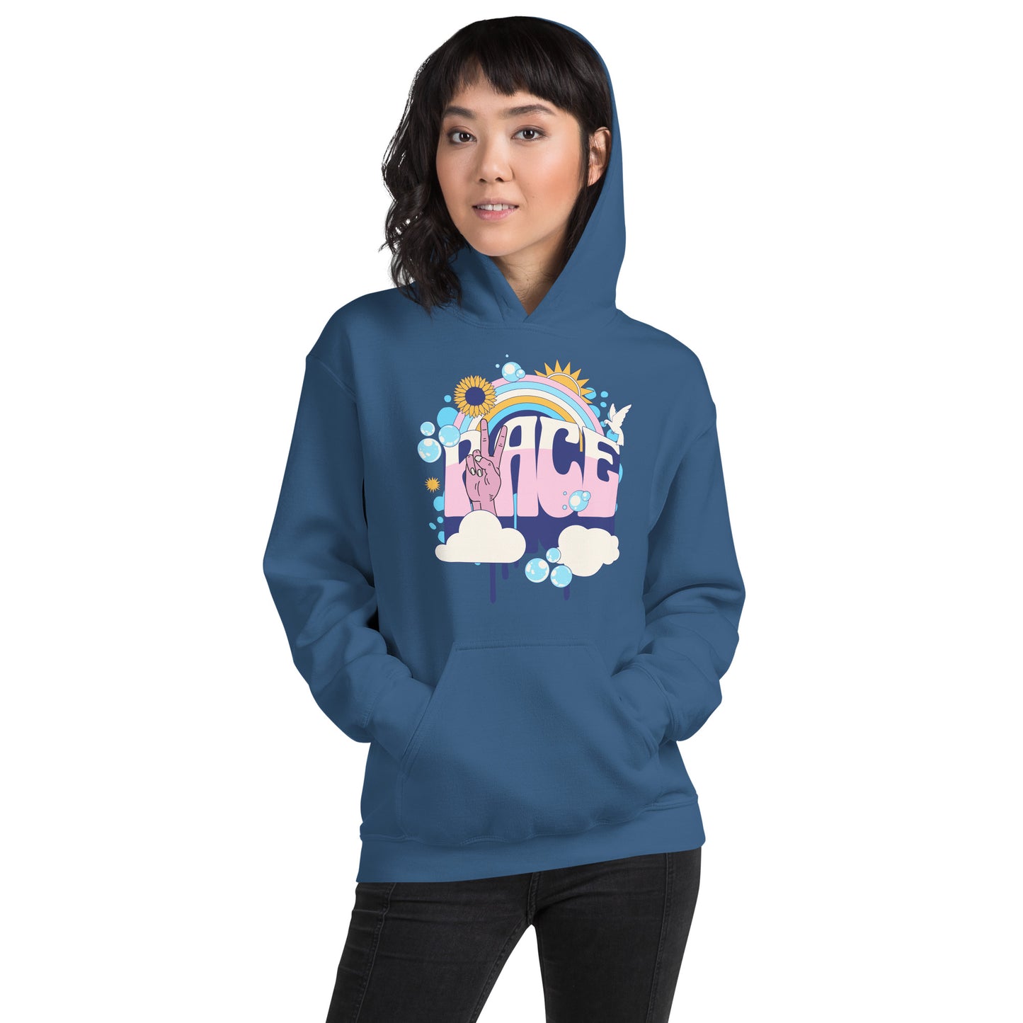 Peace Rainbow Unisex Hoodie