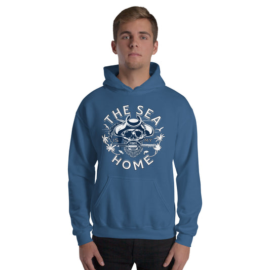 The Sea is My Home Pirate Unisex Hoodie