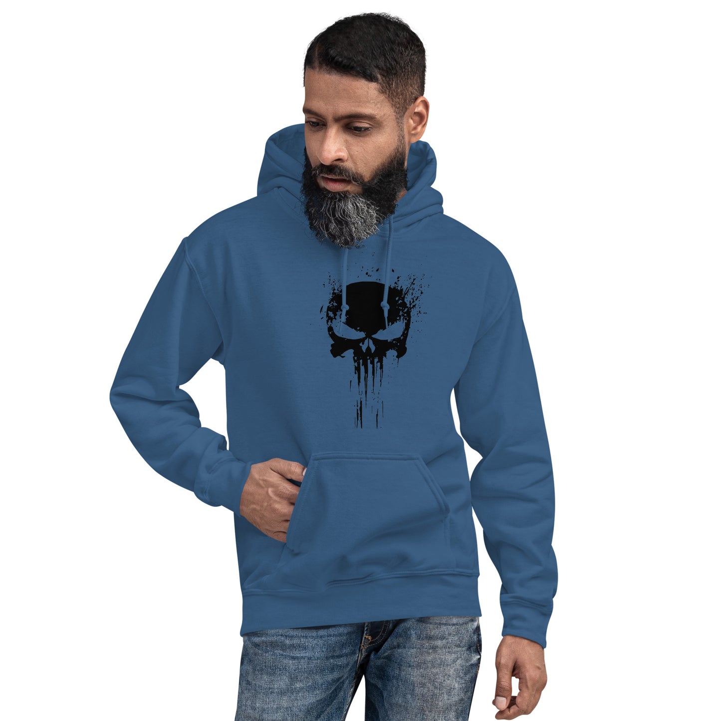 Punisher Paint Splatter Unisex Hoodie