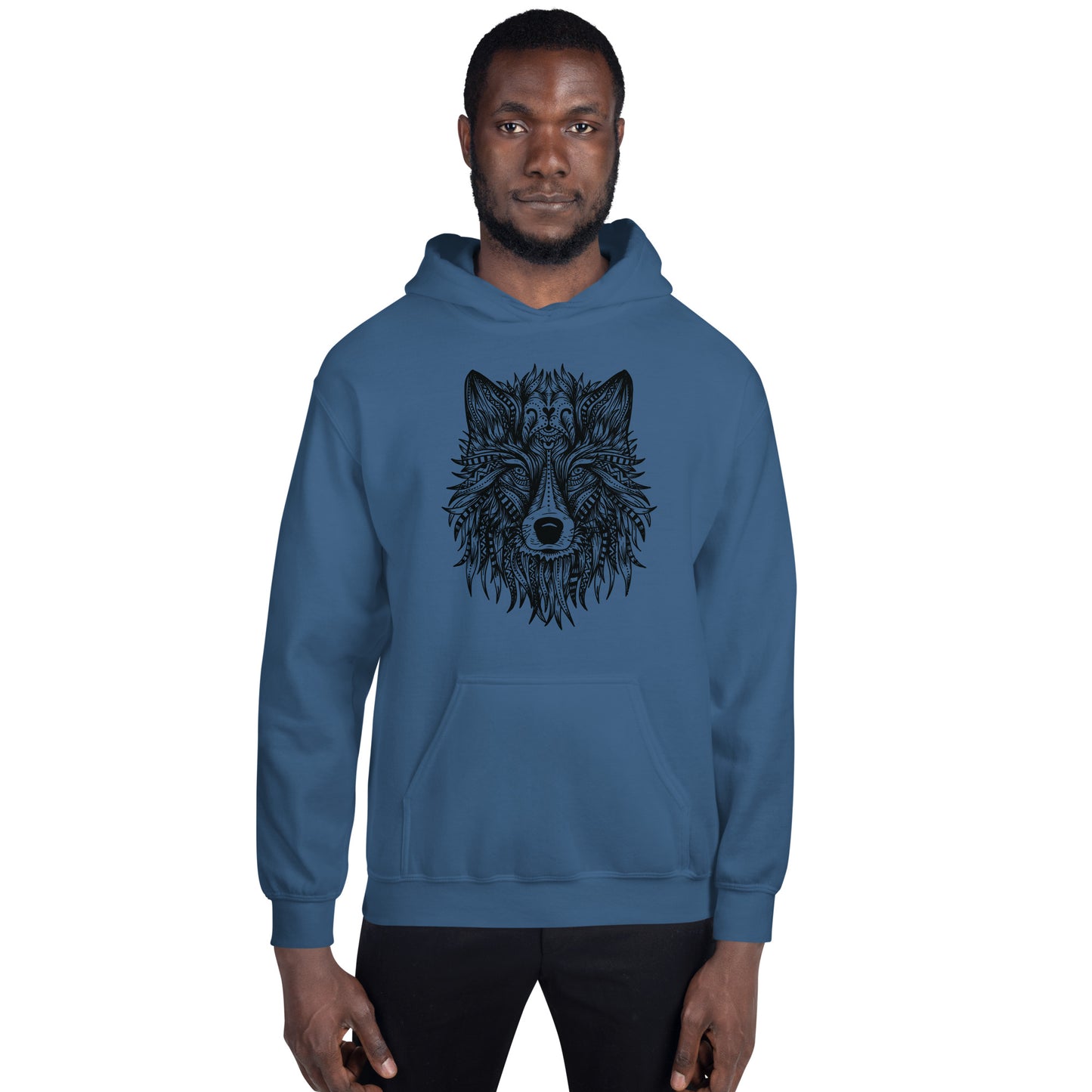 Wolf Mandala Unisex Hoodie