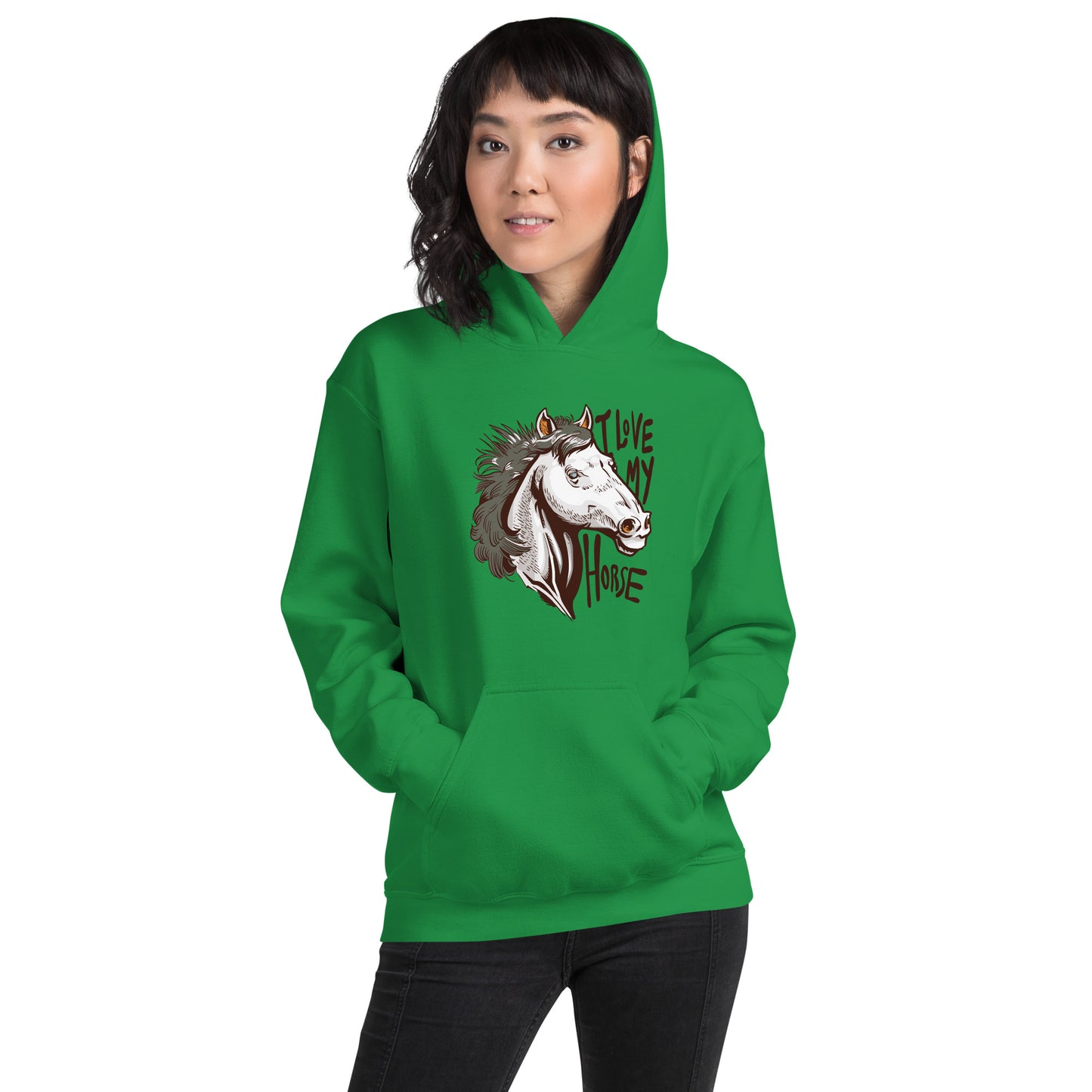 I Love My Horse Unisex Hoodie