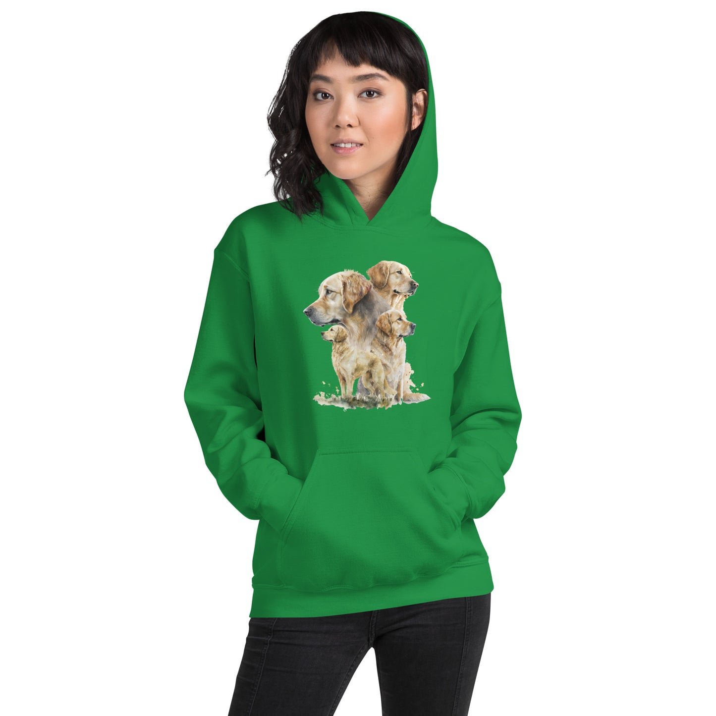 Golden Retrievers Unisex Hoodie