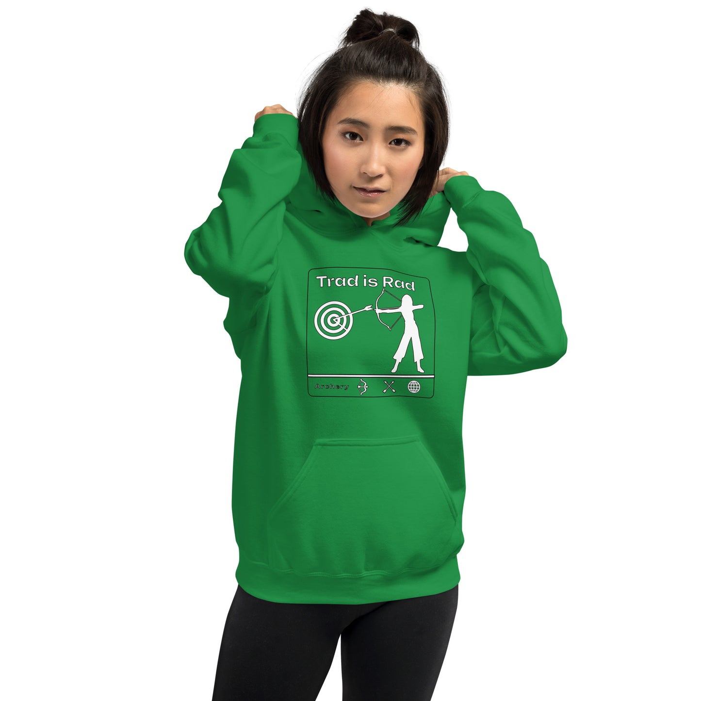 Trad is Rad Archery Unisex Hoodie