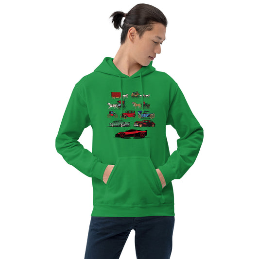 Transportation Unisex Hoodie