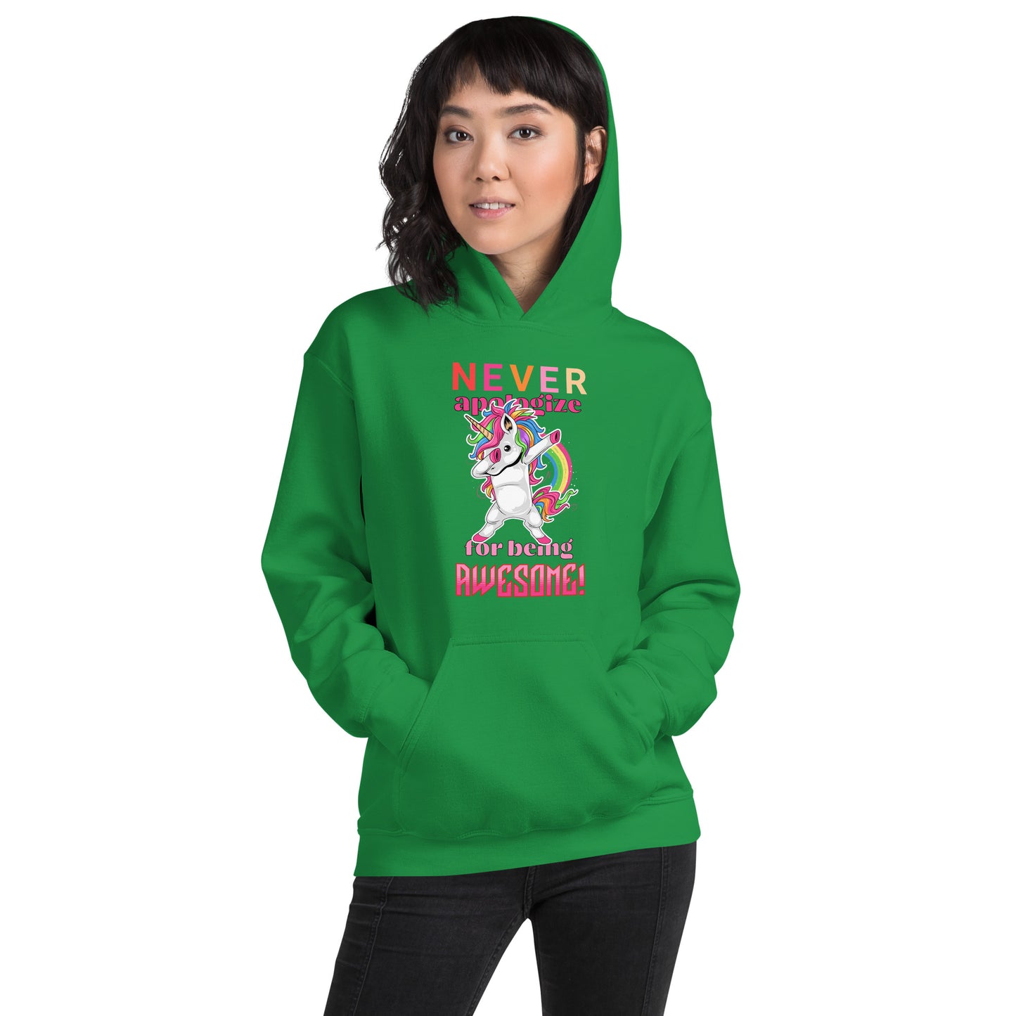 Unicorn Never Apologize Unisex Hoodie