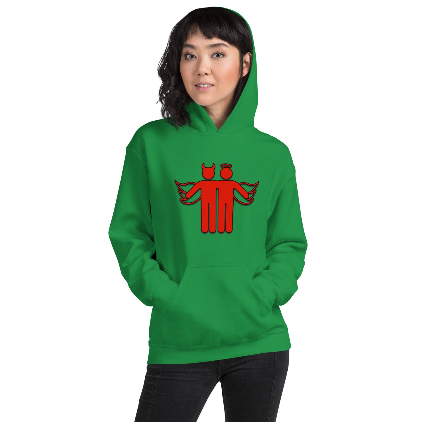 Devil & Angel Unisex Hoodie