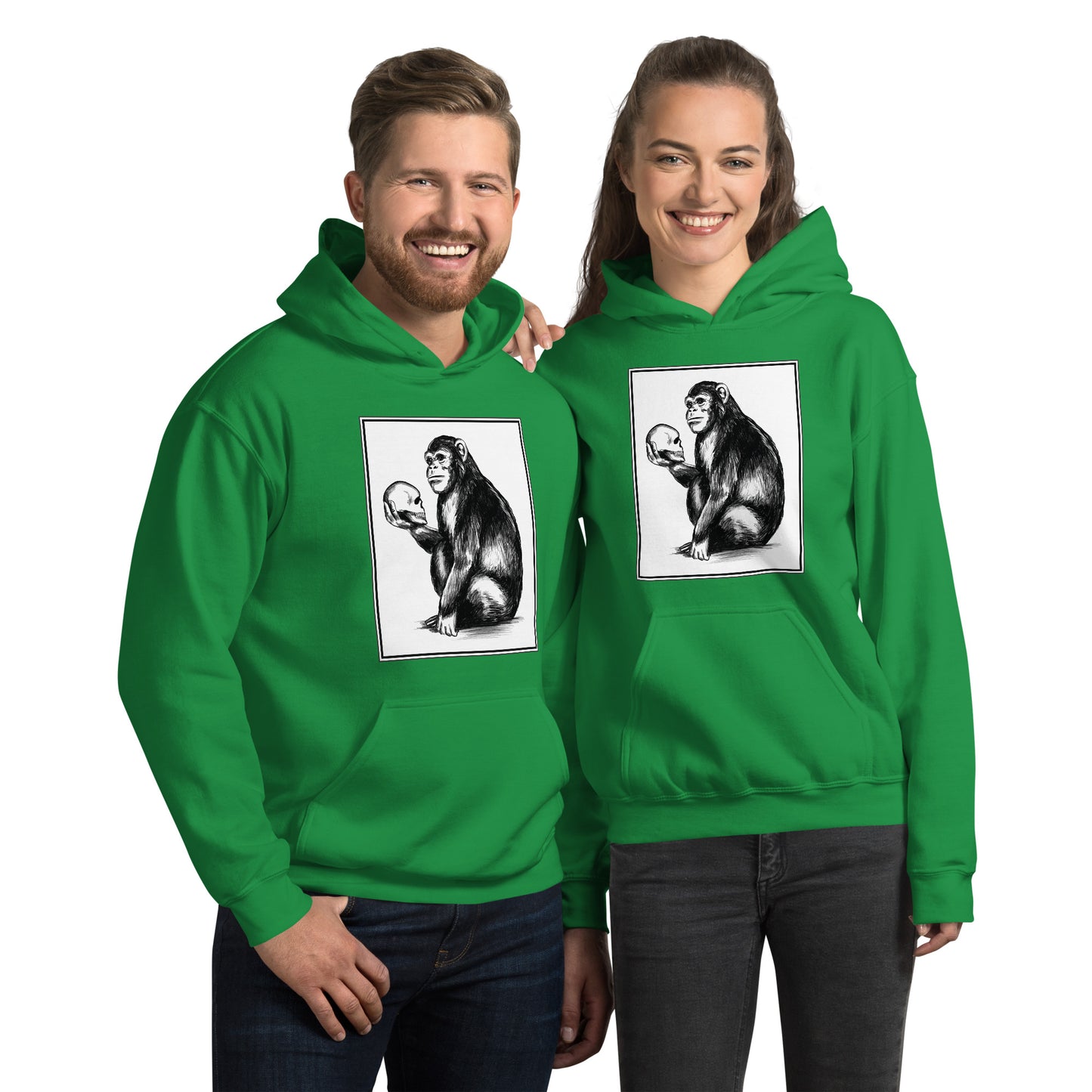 Chimp Thinker Unisex Hoodie