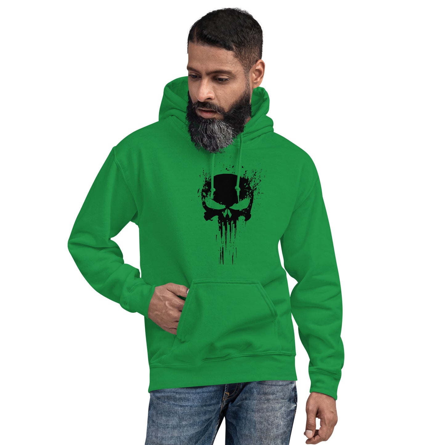 Punisher Paint Splatter Unisex Hoodie