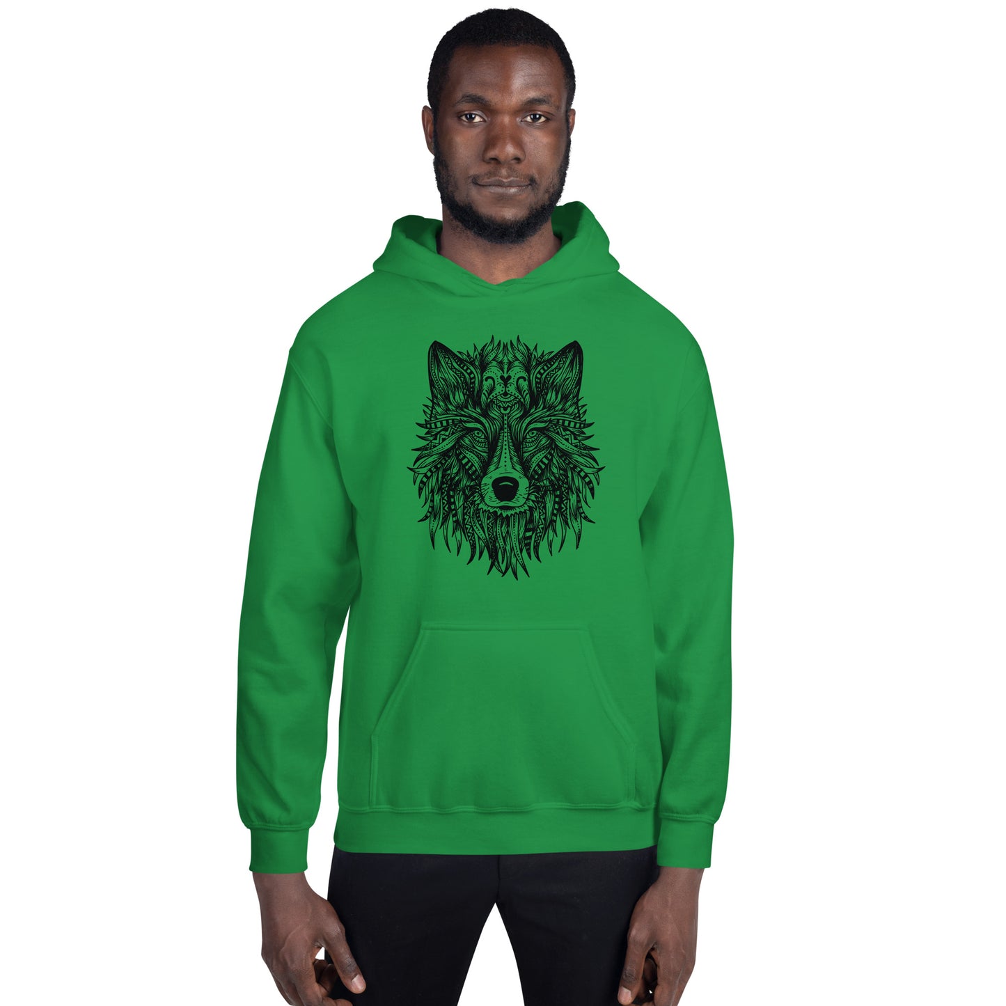 Wolf Mandala Unisex Hoodie