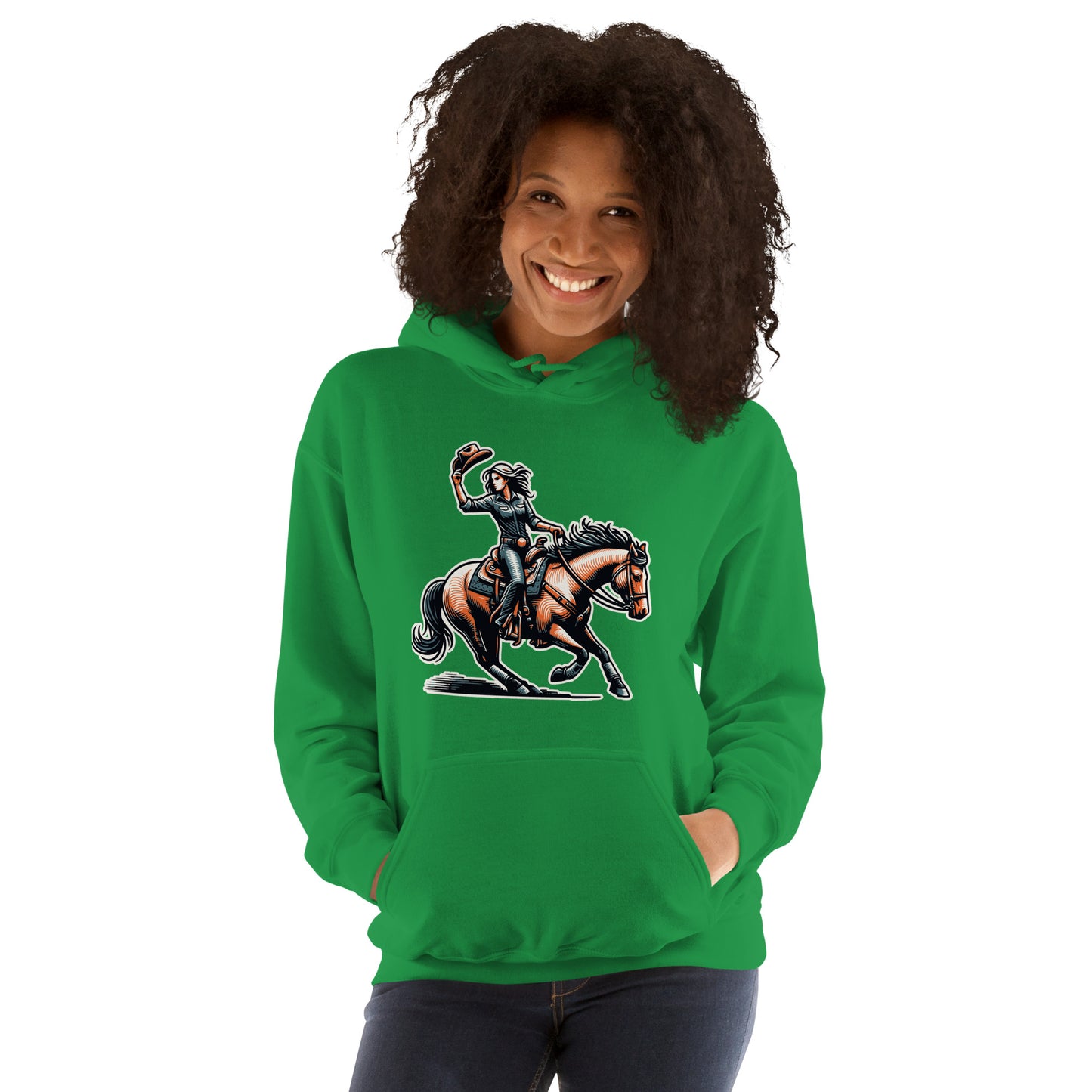 Cowgirl Yeehaw! Unisex Hoodie