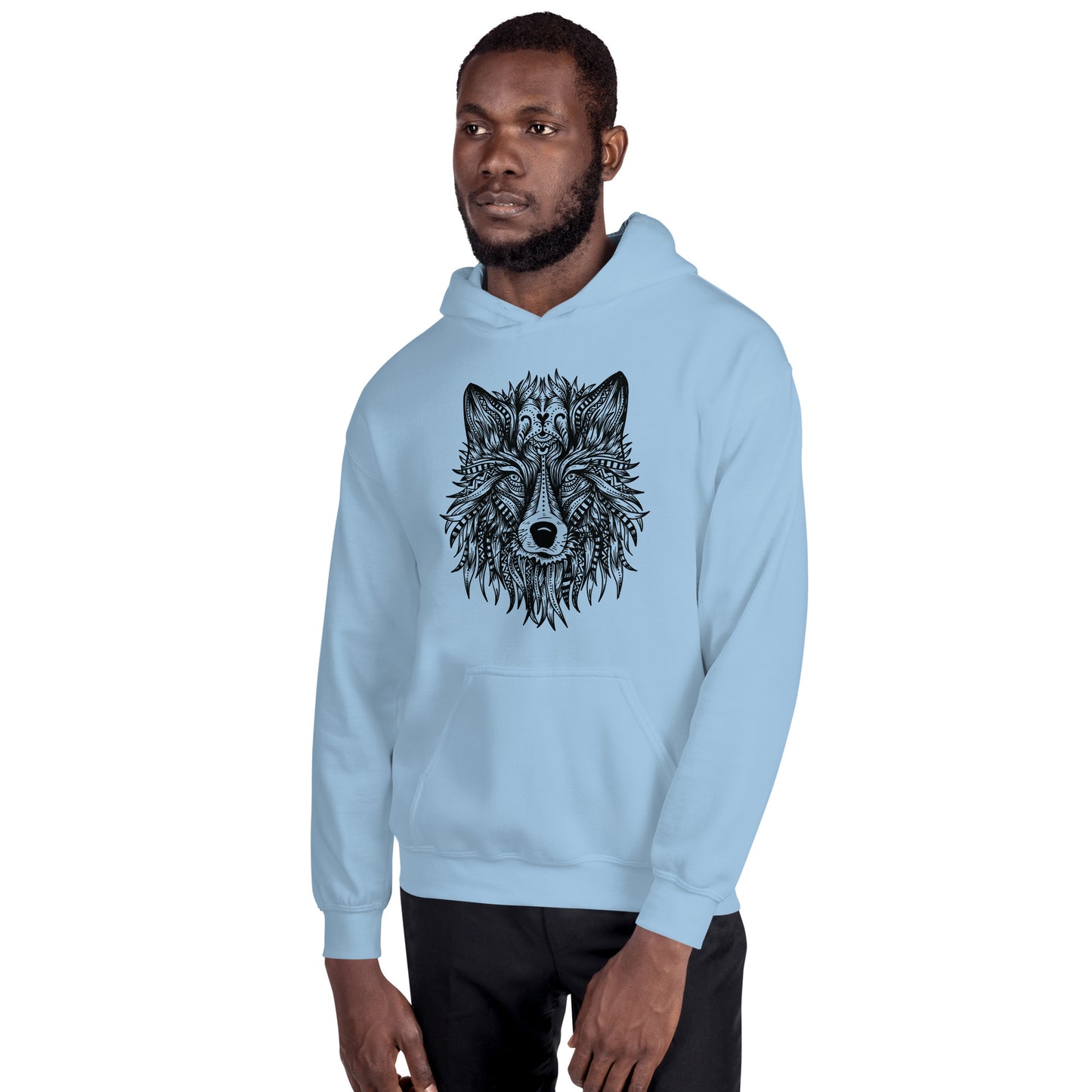 Wolf Mandala Unisex Hoodie