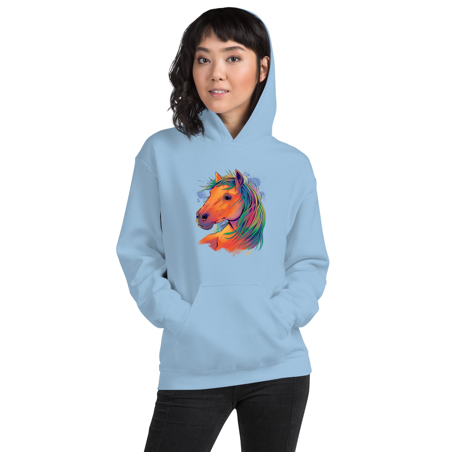 Horse Rainbow Unisex Hoodie