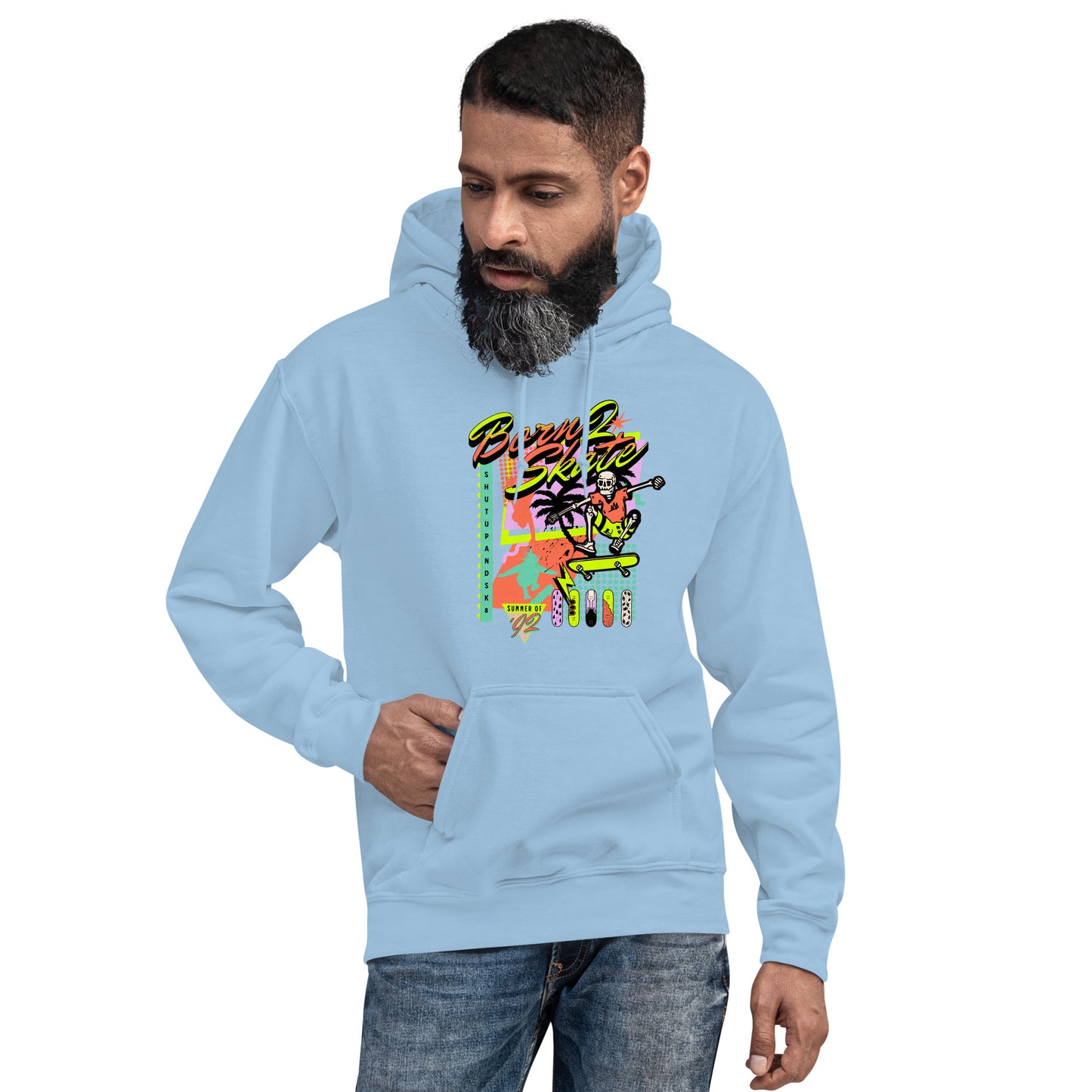 Born 2 Skate Unisex Hoodie