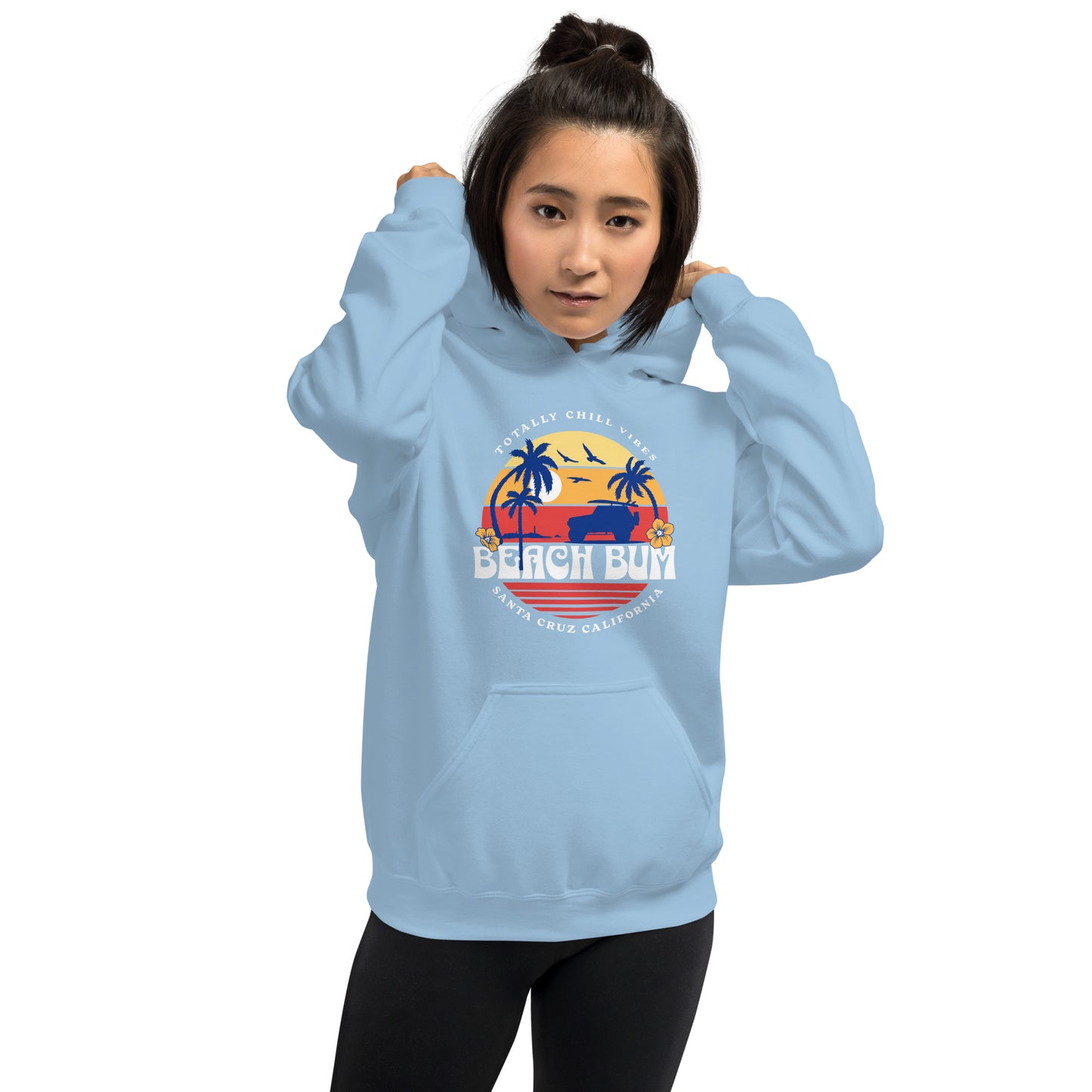 Beach Bum Santa Cruz Unisex Hoodie