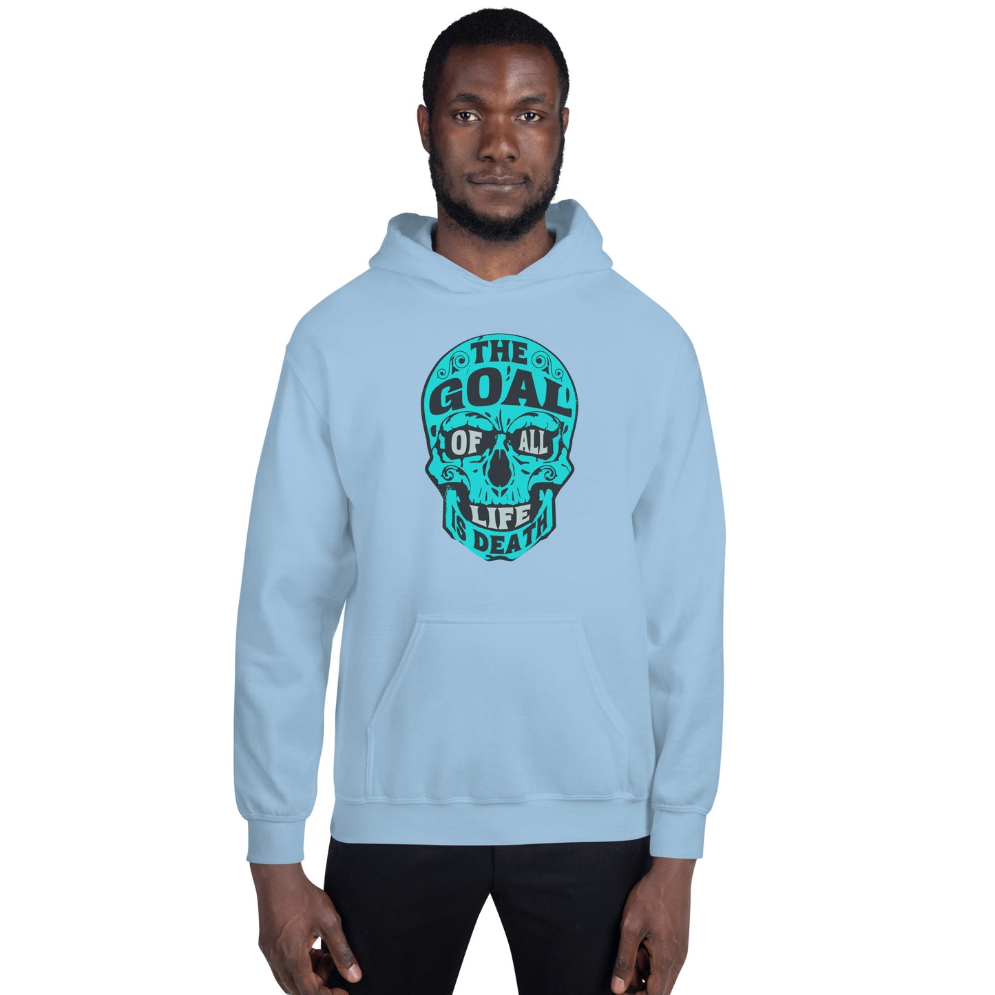 Skull of Death Azul Unisex Hoodie