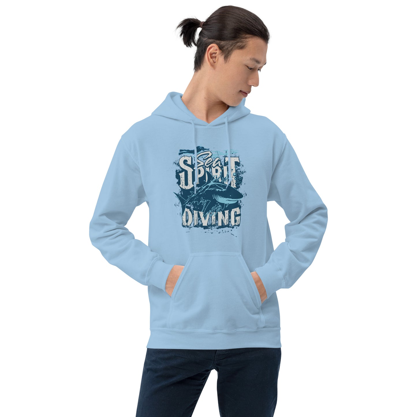 Scuba Shark Sea Spirit Diving Unisex Hoodie