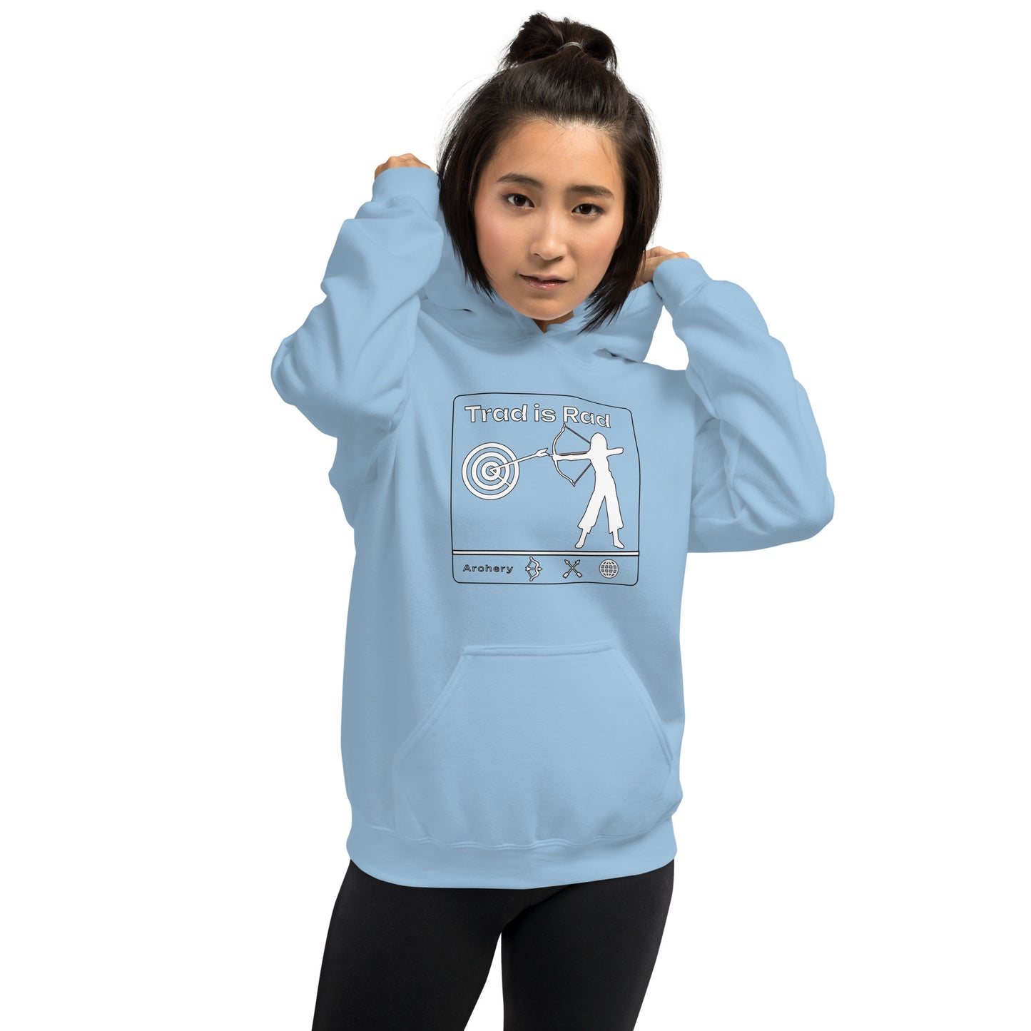 Trad is Rad Archery Unisex Hoodie