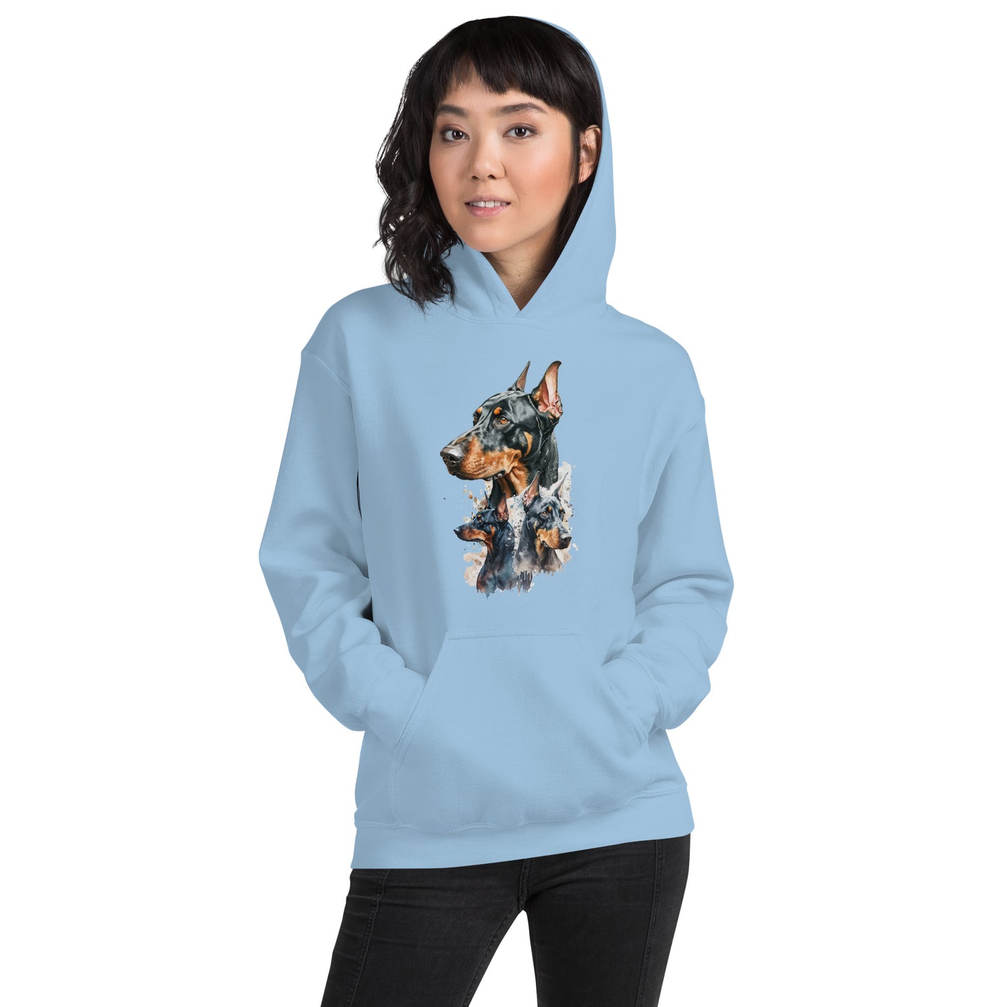 Doberman Pincers Unisex Hoodie