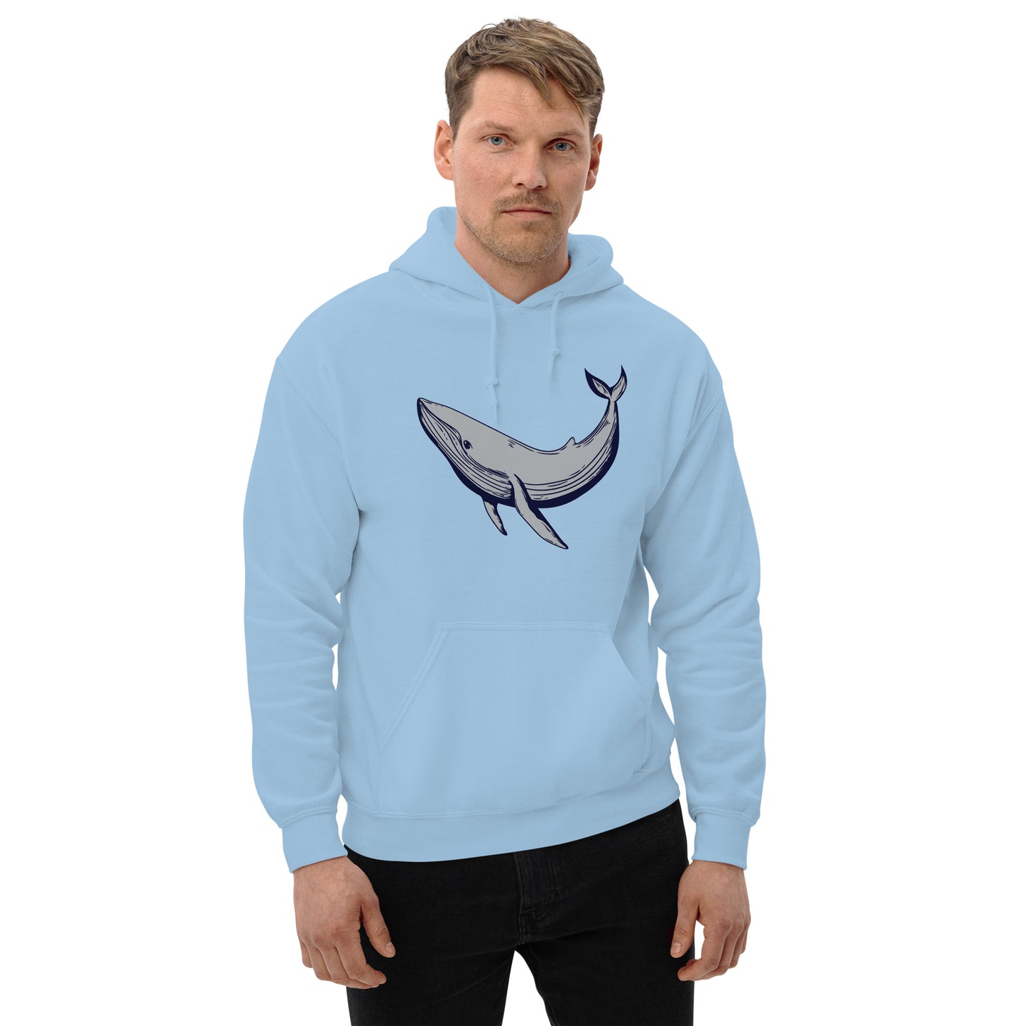 Grey Whale Unisex Hoodie