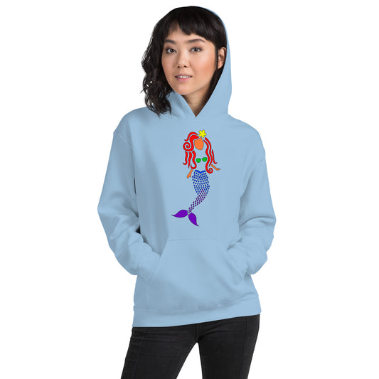 Rainbow Mermaid Unisex Hoodie