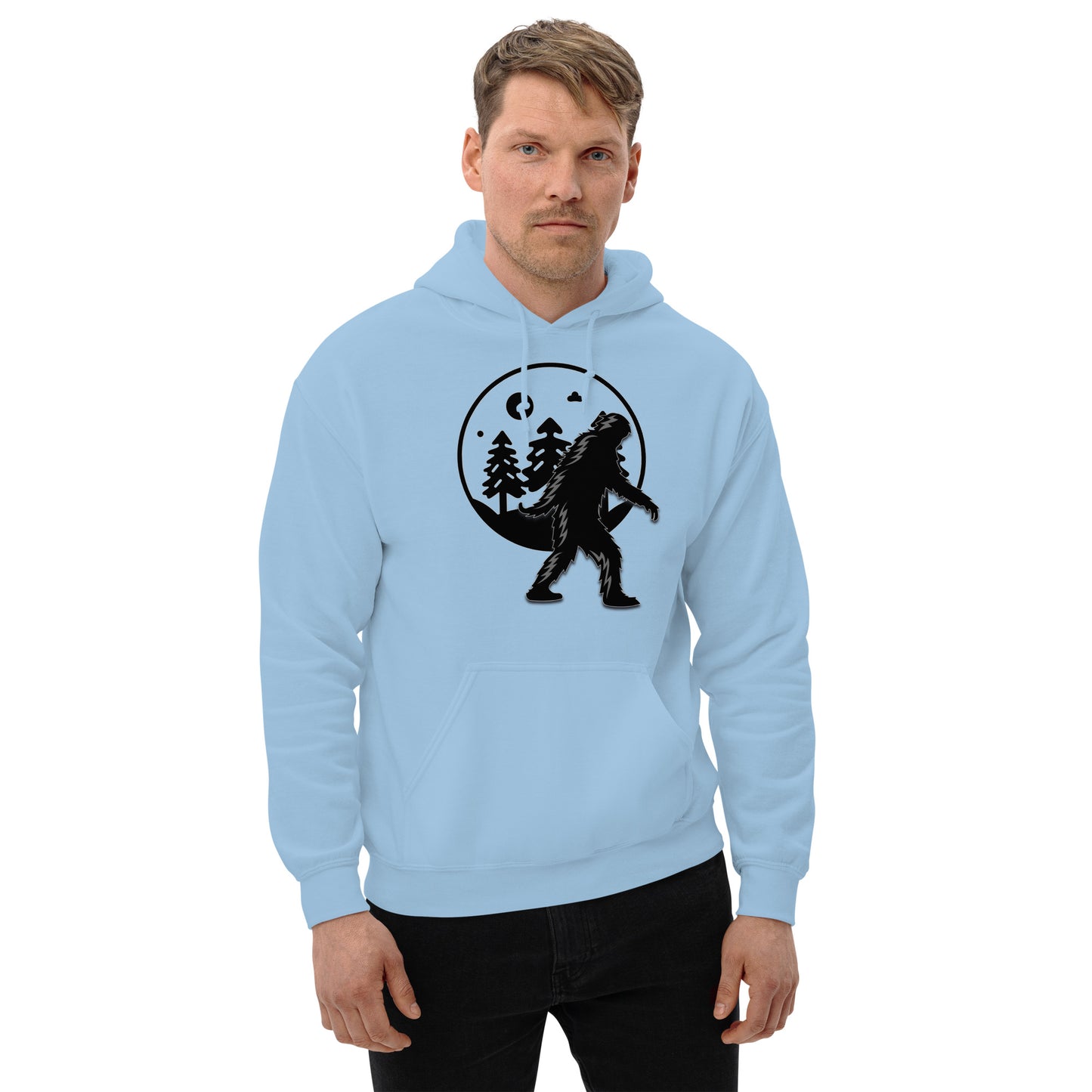 Sasquatch in the Moonlight Unisex Hoodie