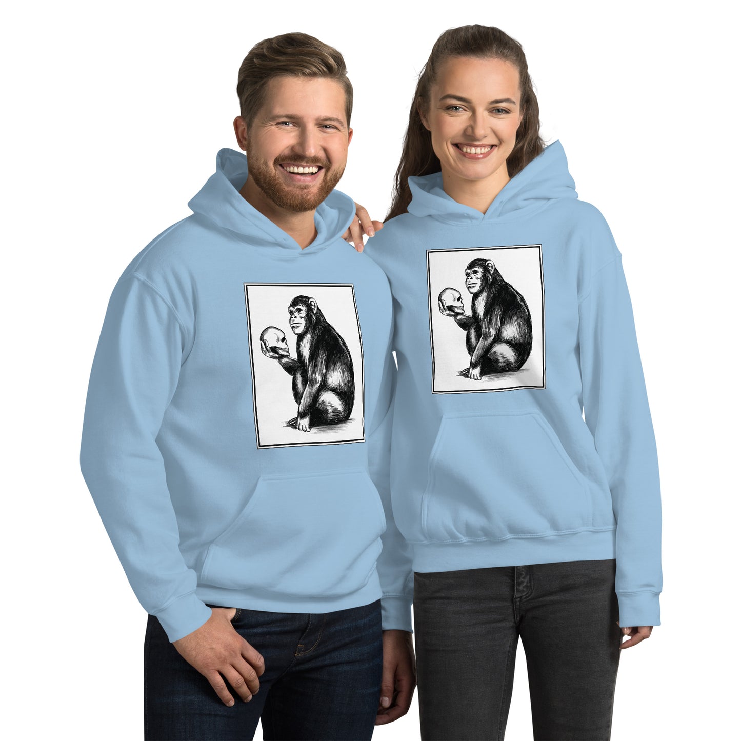 Chimp Thinker Unisex Hoodie