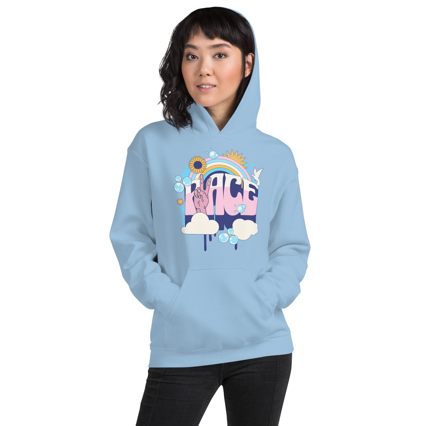 Peace Rainbow Unisex Hoodie