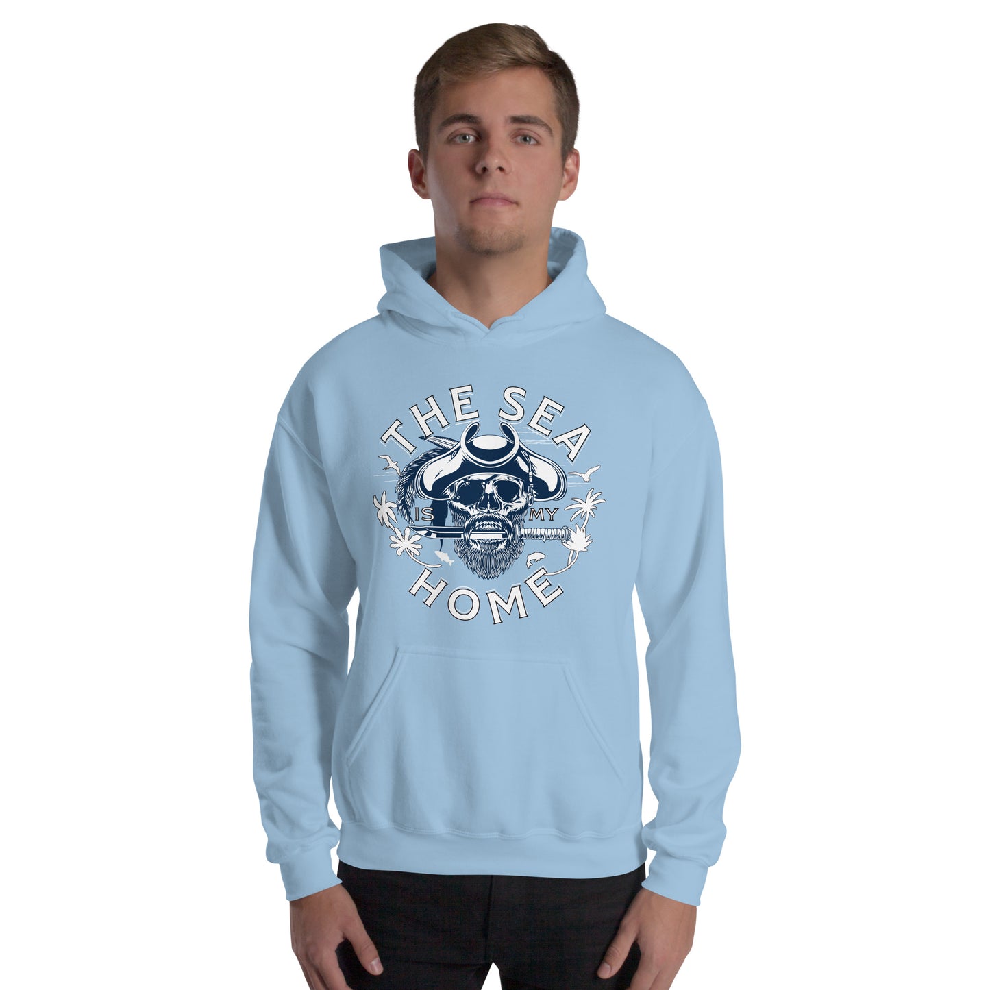 The Sea is My Home Pirate Unisex Hoodie